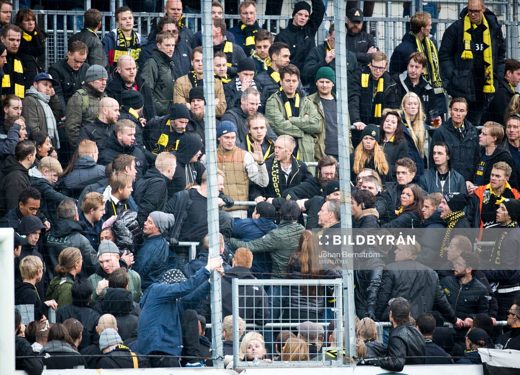 Bråk i AIK klacken