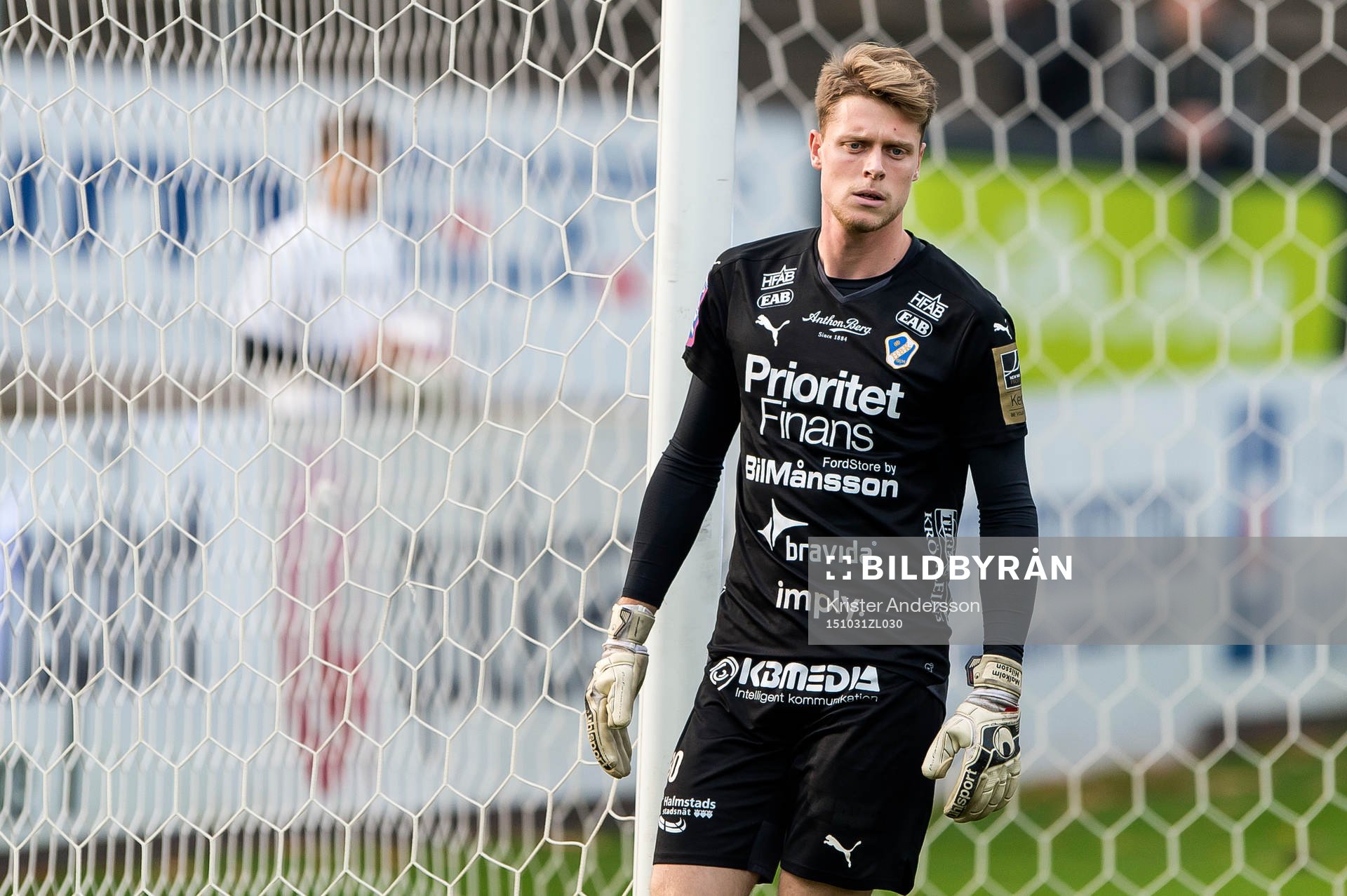Halmstads målvakt Malkolm Nilsson