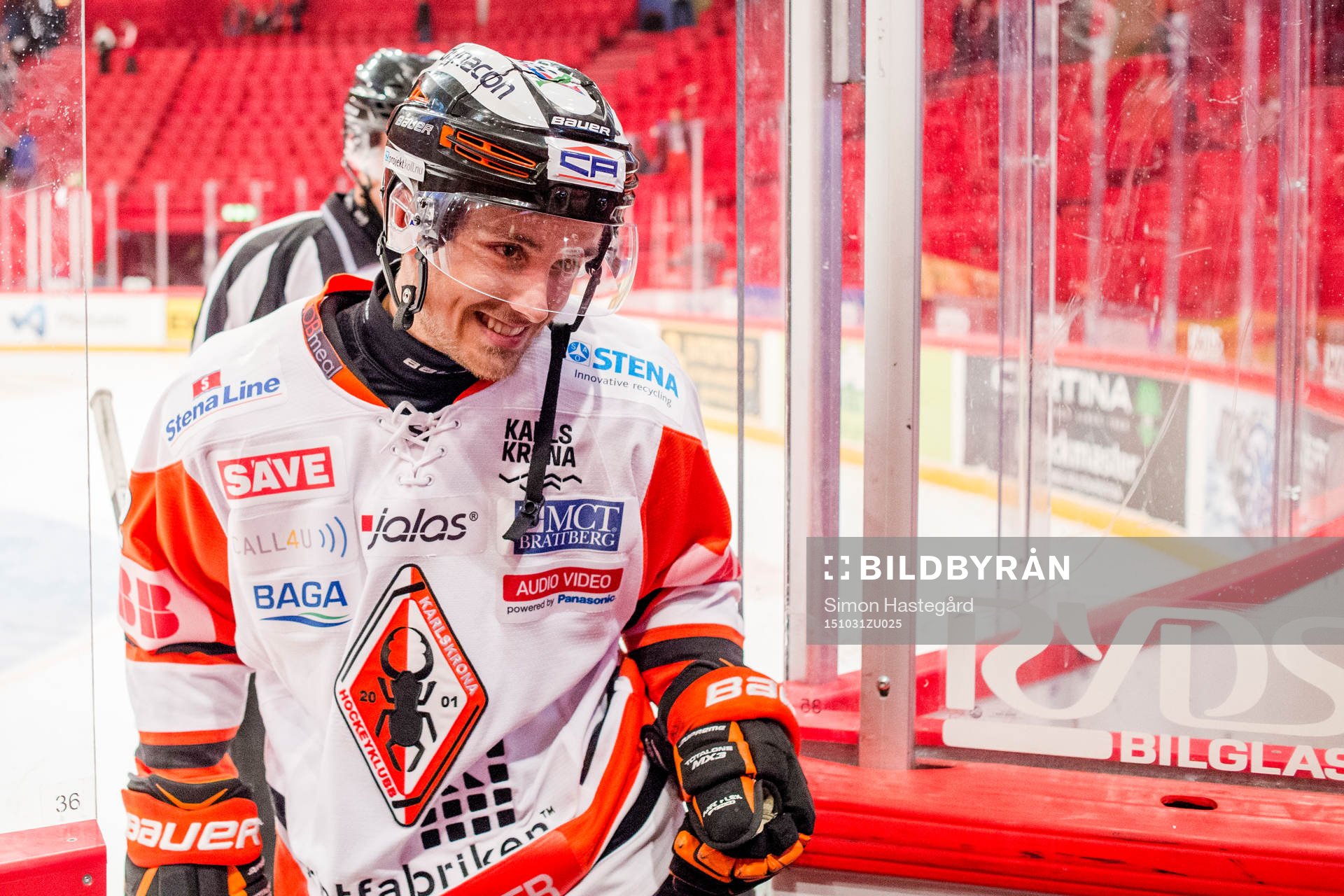Karlskronas Robin Gartner jublar
