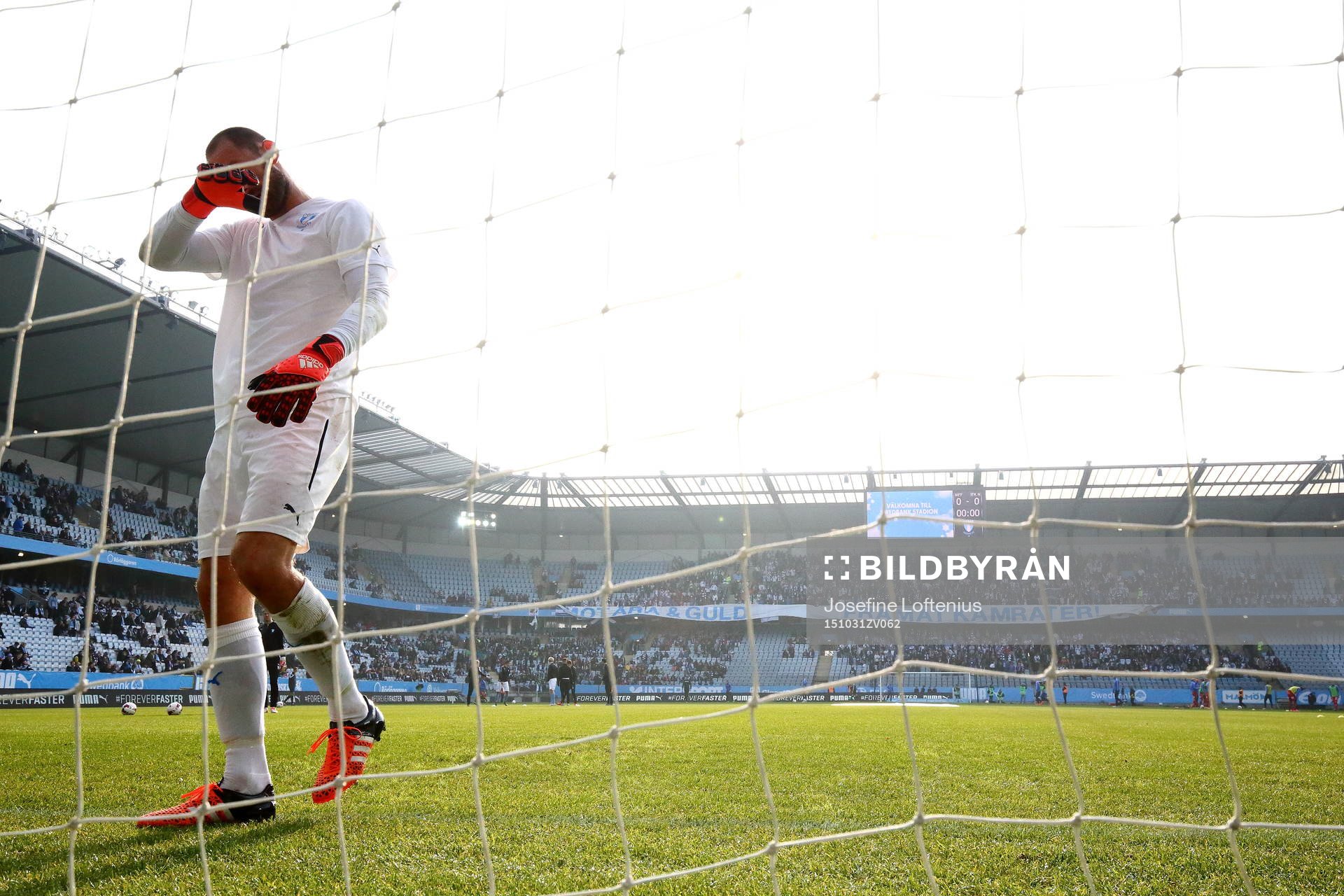 Malmö FFs målvakt Johan Wiland