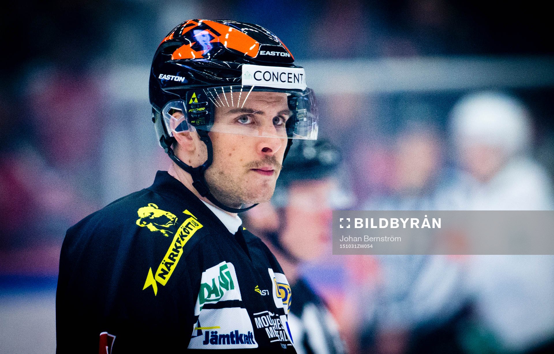 Örebros Alexander Hellström med mustasch
