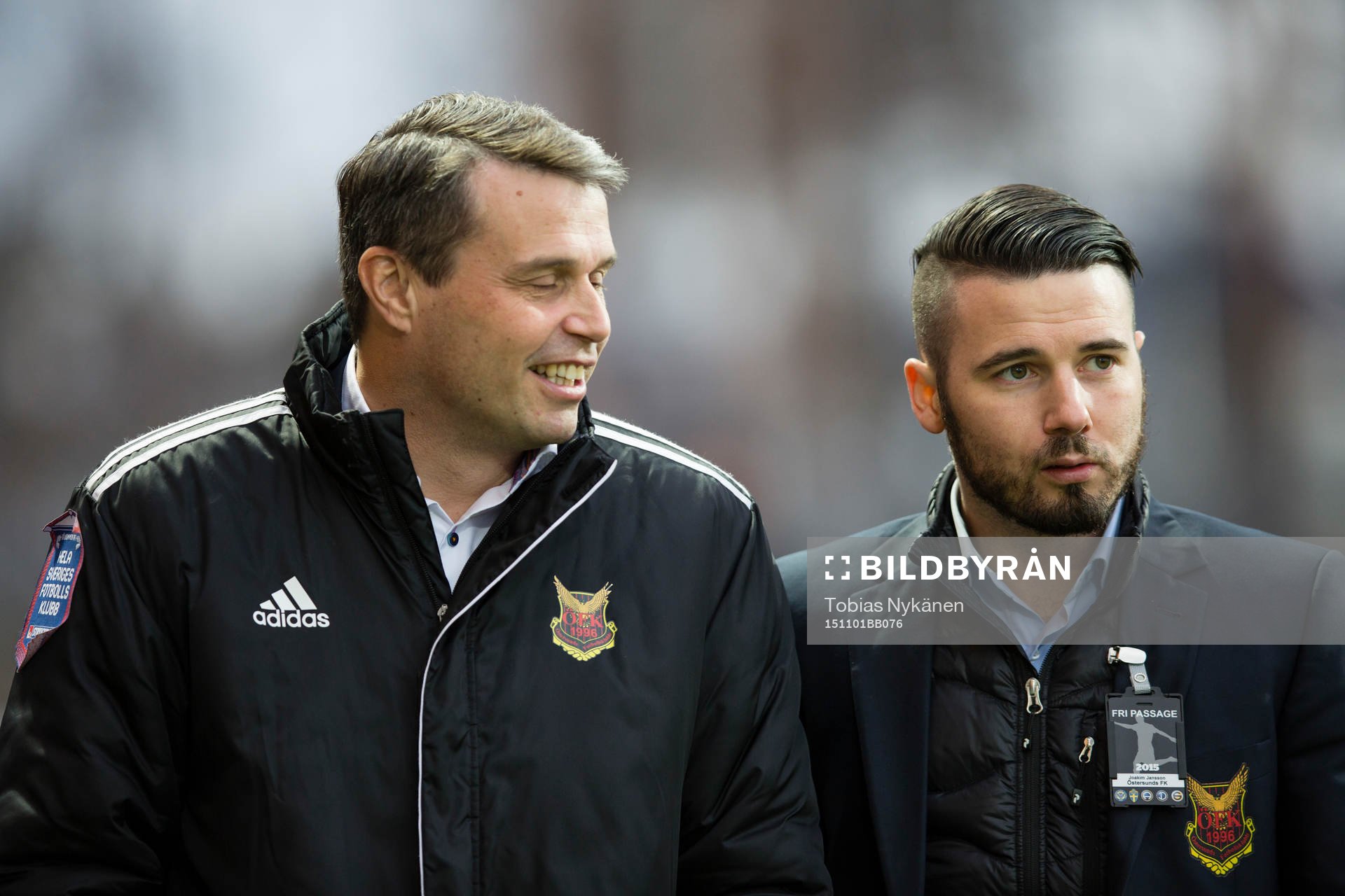 Östersunds ordförande Daniel Kindberg och