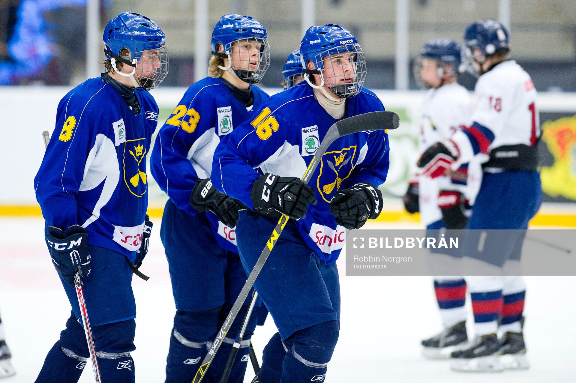 Dalarnas Anders Liljegren, Adam Boqvist och Gabriel Olsson