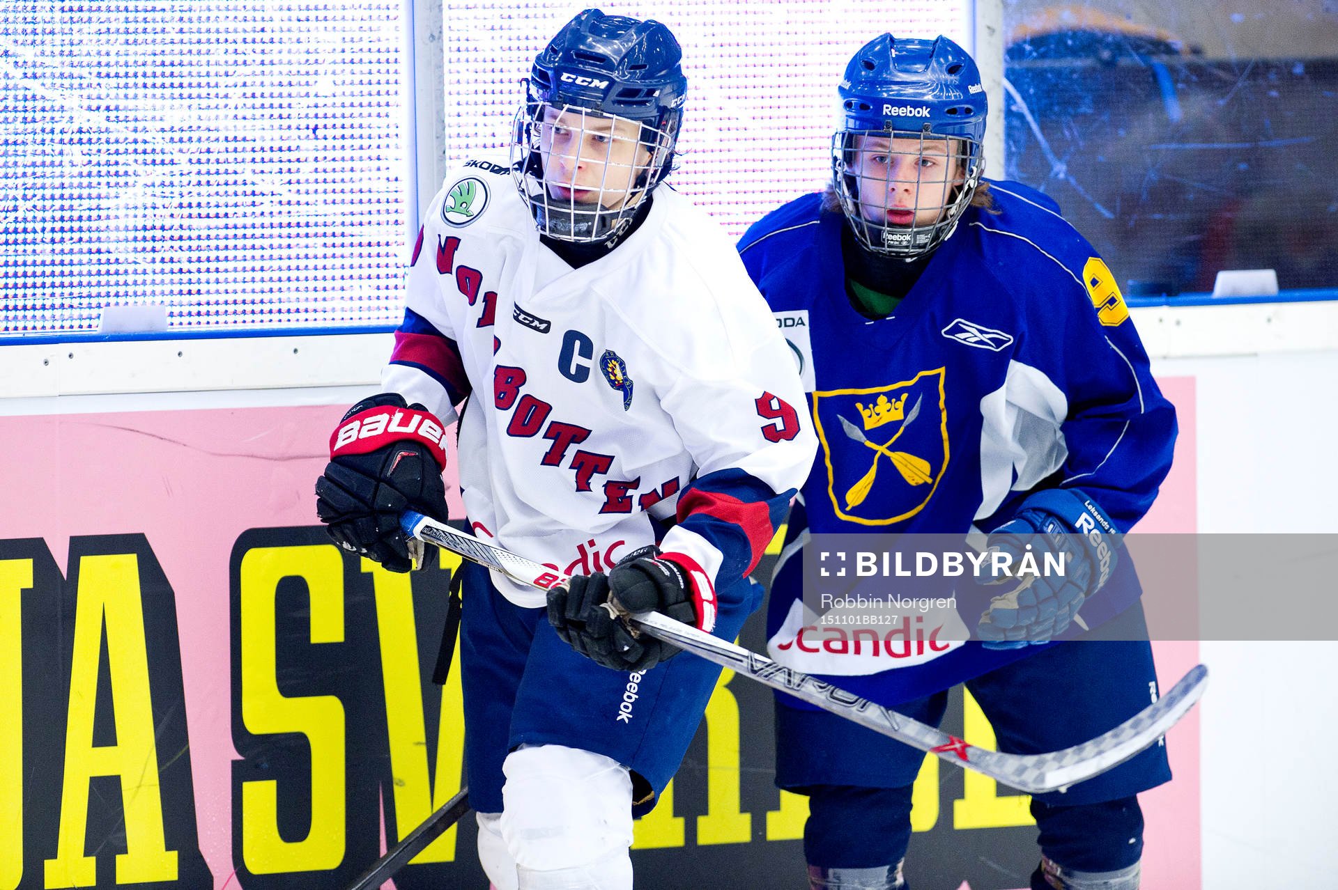 Norrbottens Nils Thomasson och Dalarnas William Danielsson