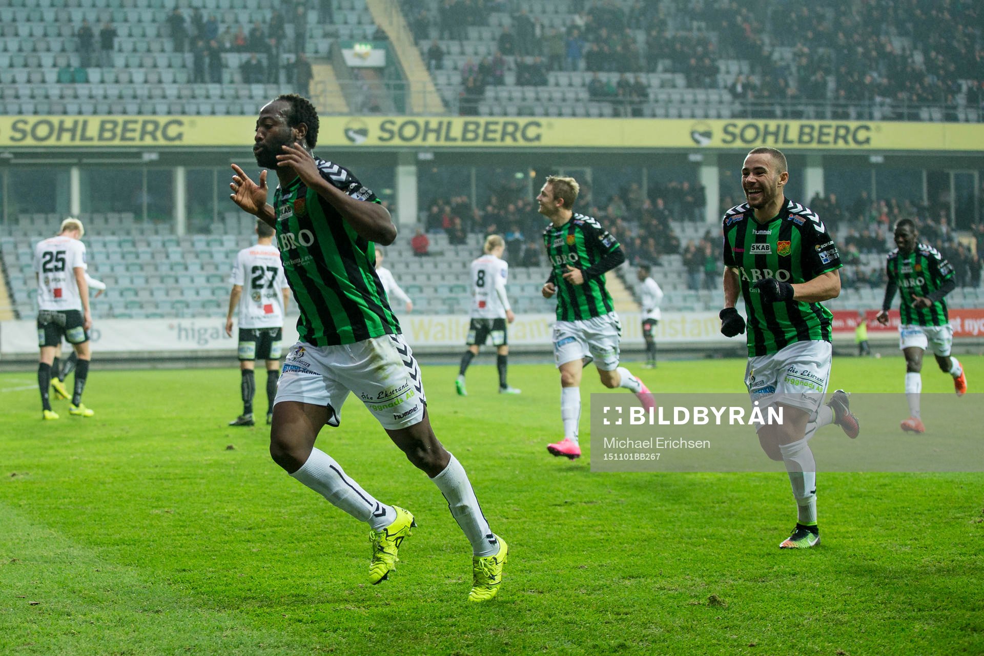 GAIS Reuben Ayarna jublar