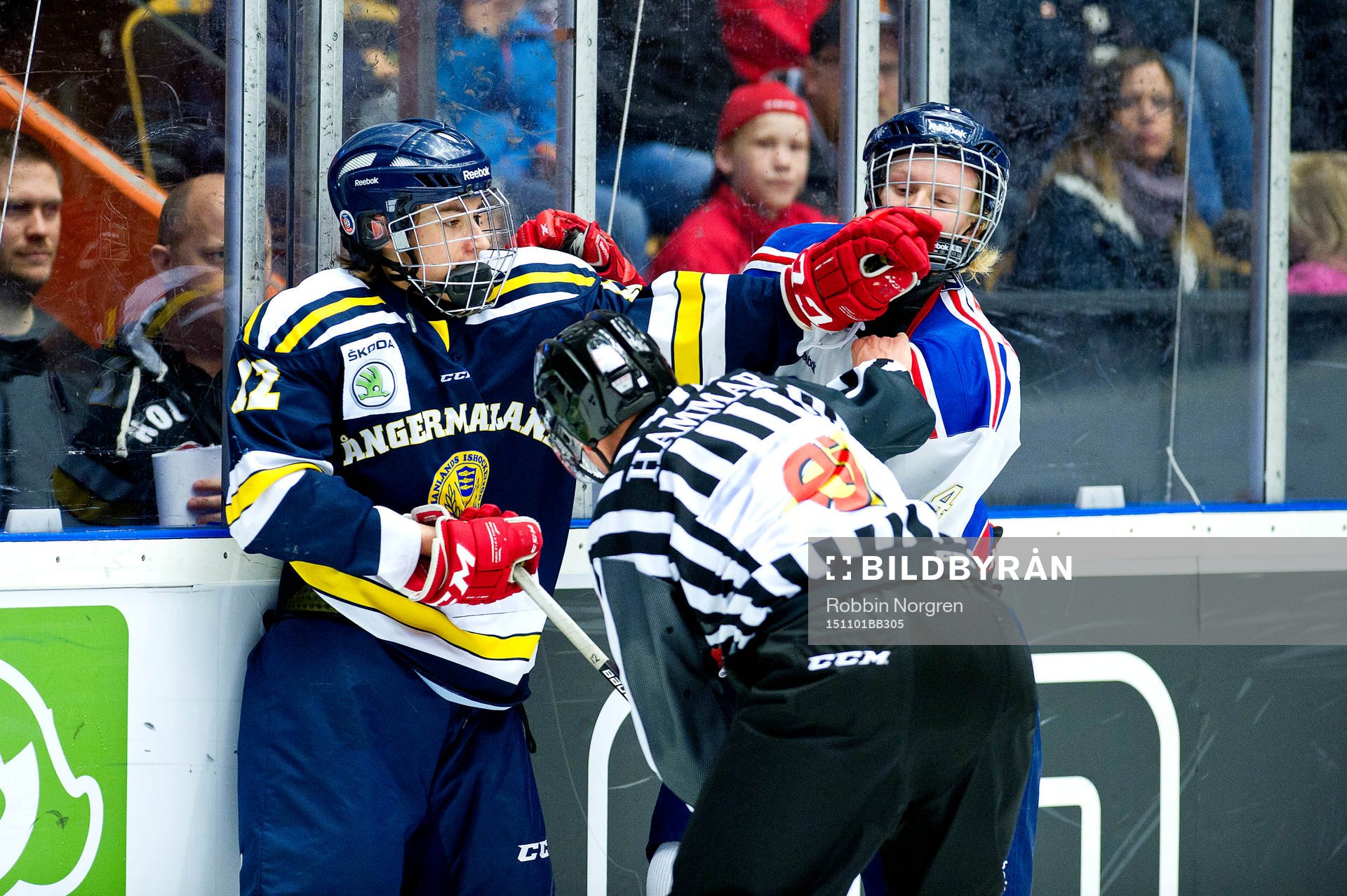 Ångermanlands Jesper Östman och Stockholm nords Adam