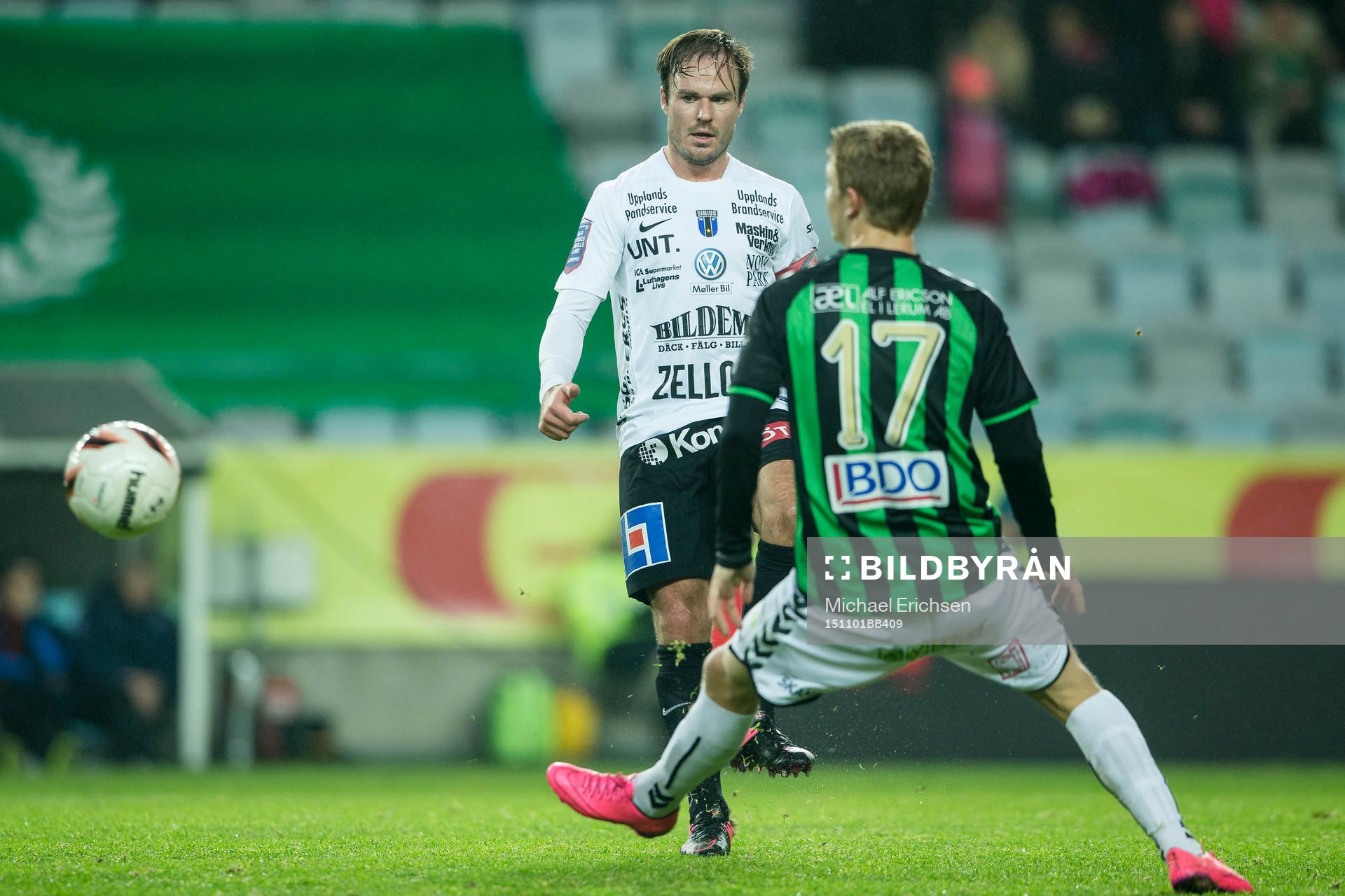Sirius Niklas Busch Thor mot GAIS Adam Eriksson