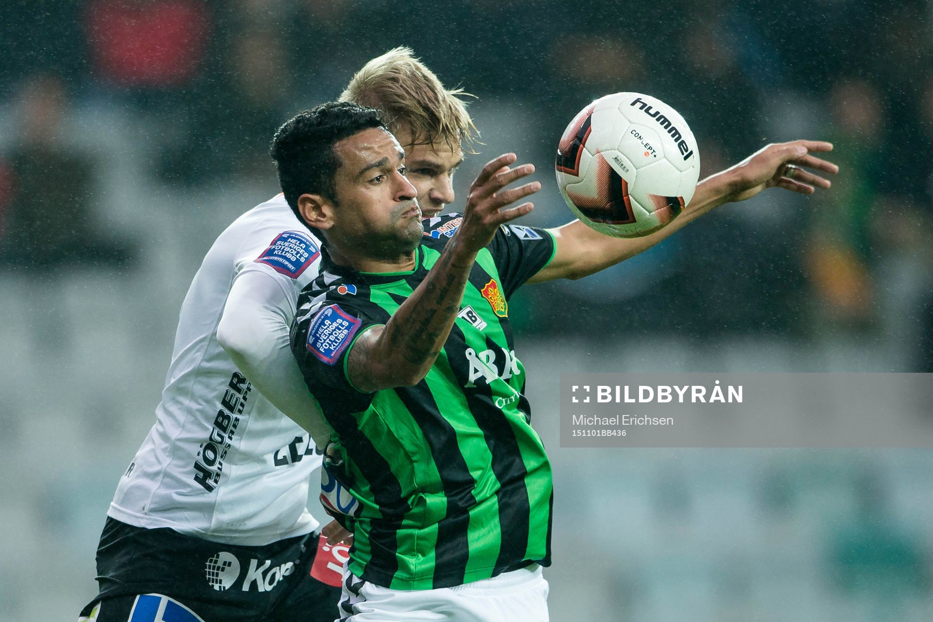 GAIS Francisco Wagsley Rodrigues De Sousa i kamp om bollen