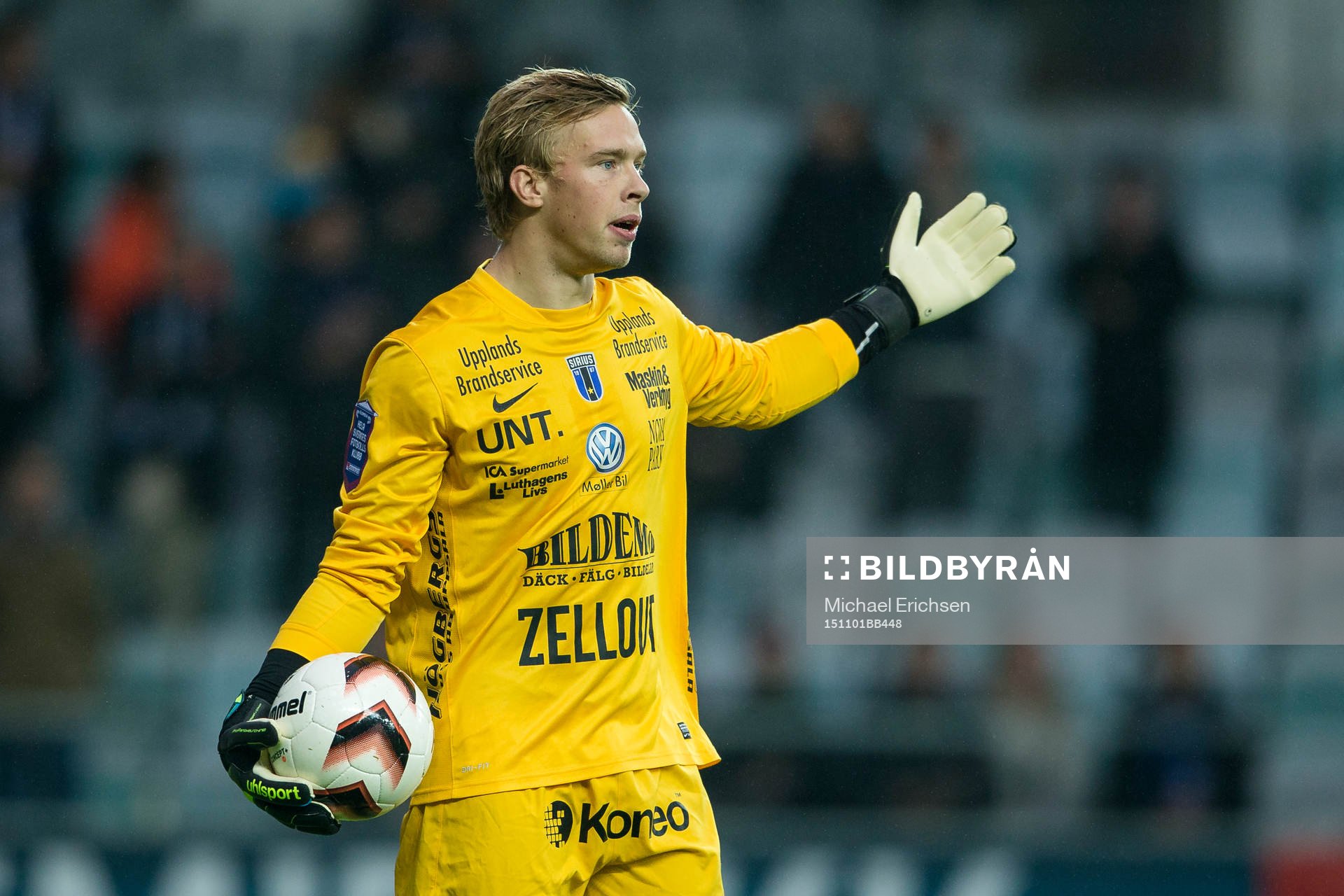Sirius målvakt Andreas Andersson