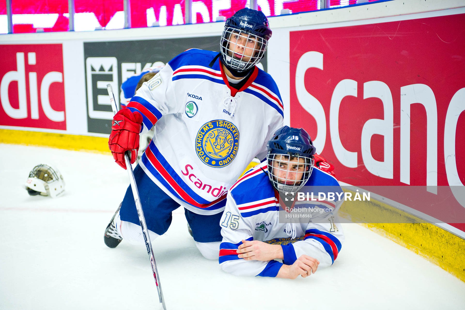 Stockholm nords Emil Rindås Abbasi och Casper Siösteen