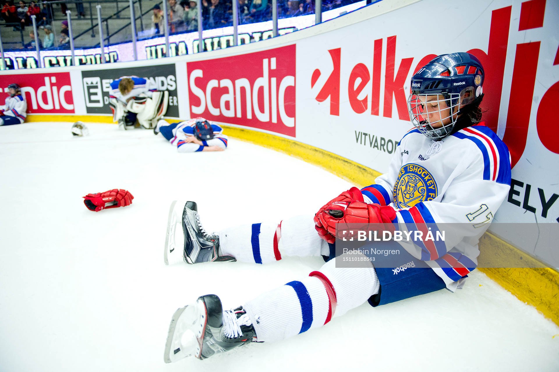 Stockholm nords Anton Jellvik deppar