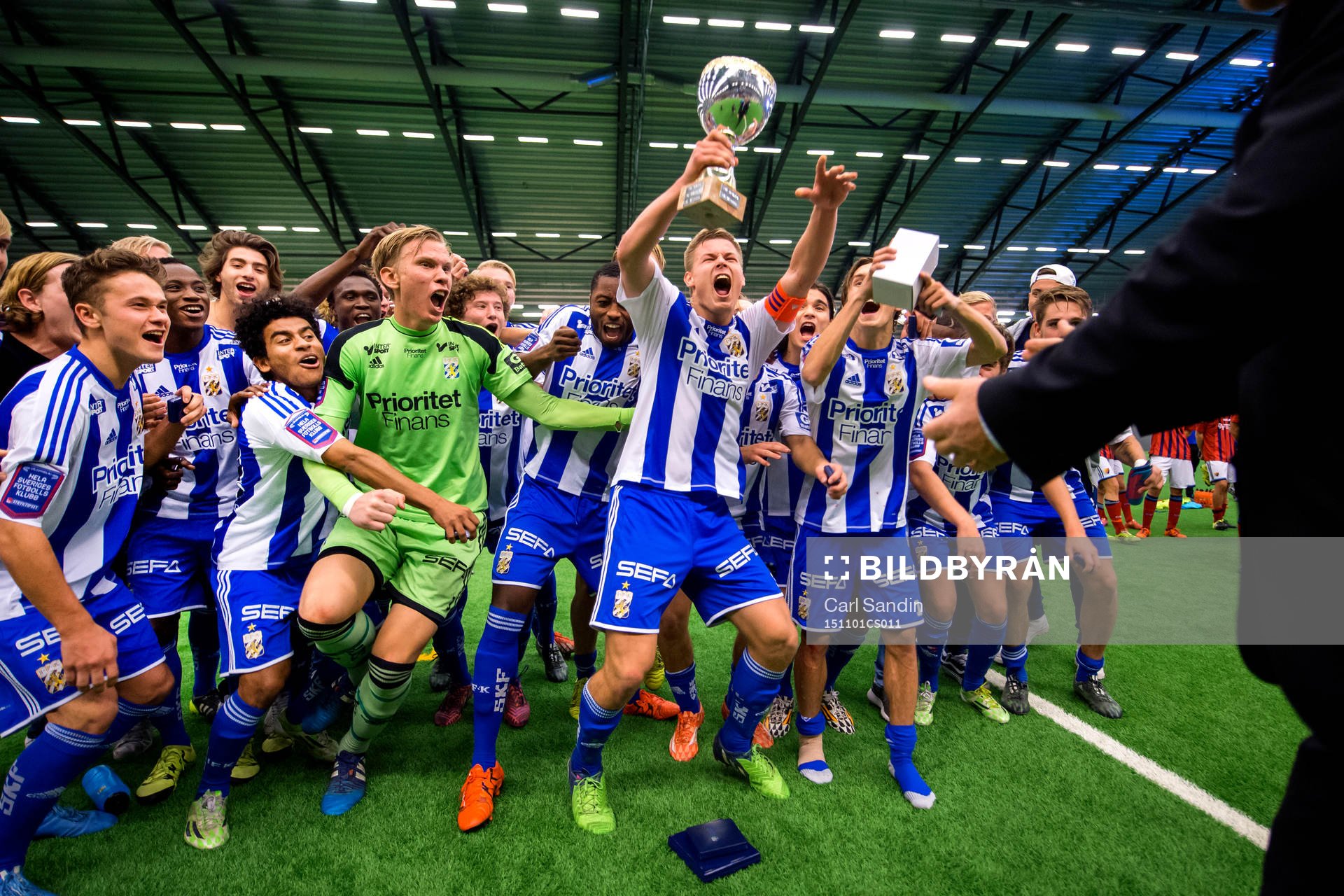 IFK Göteborg jublar med pokalen