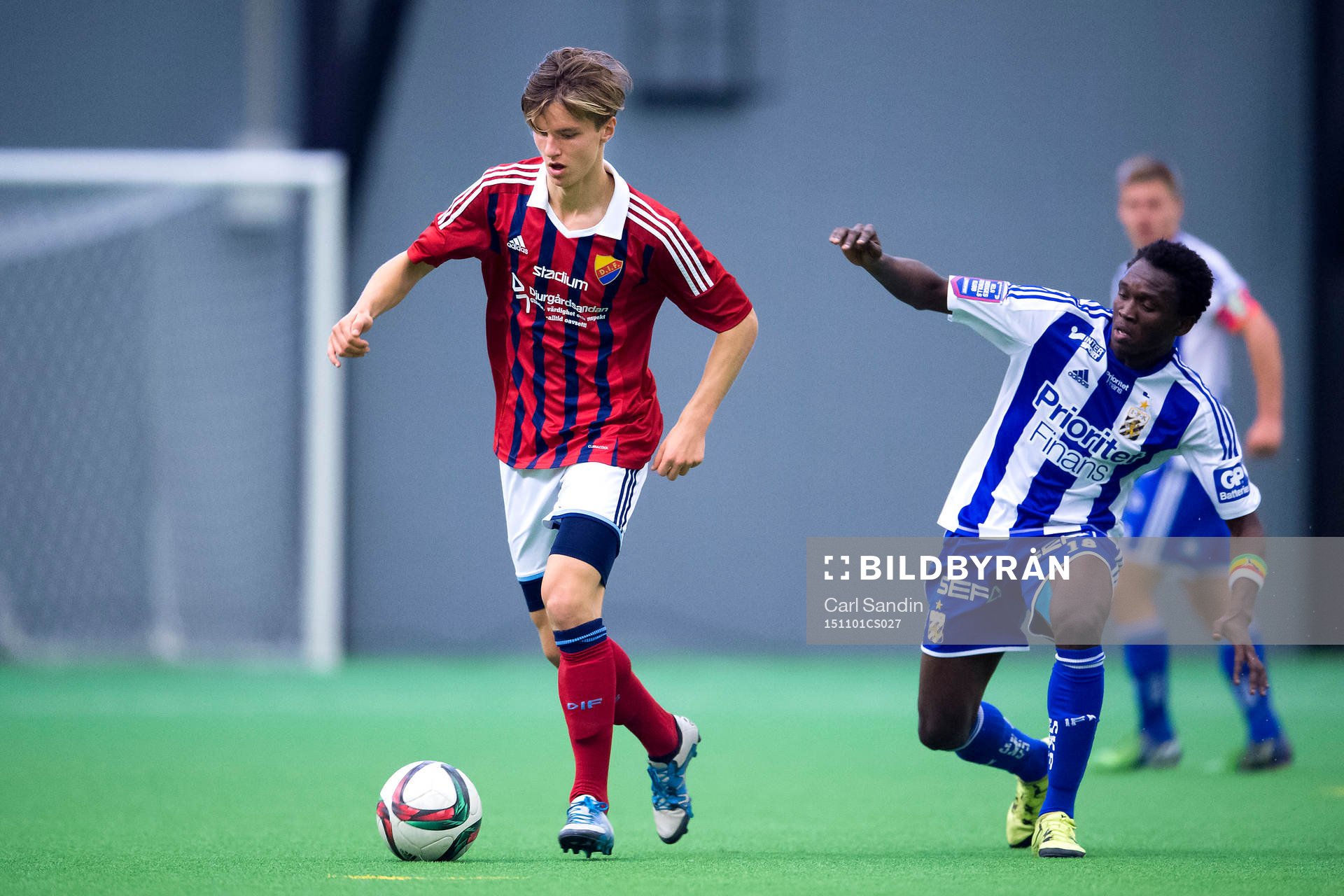 Djurgårdens Samuel Holm och IFK Göteborgs Lawson Sabah