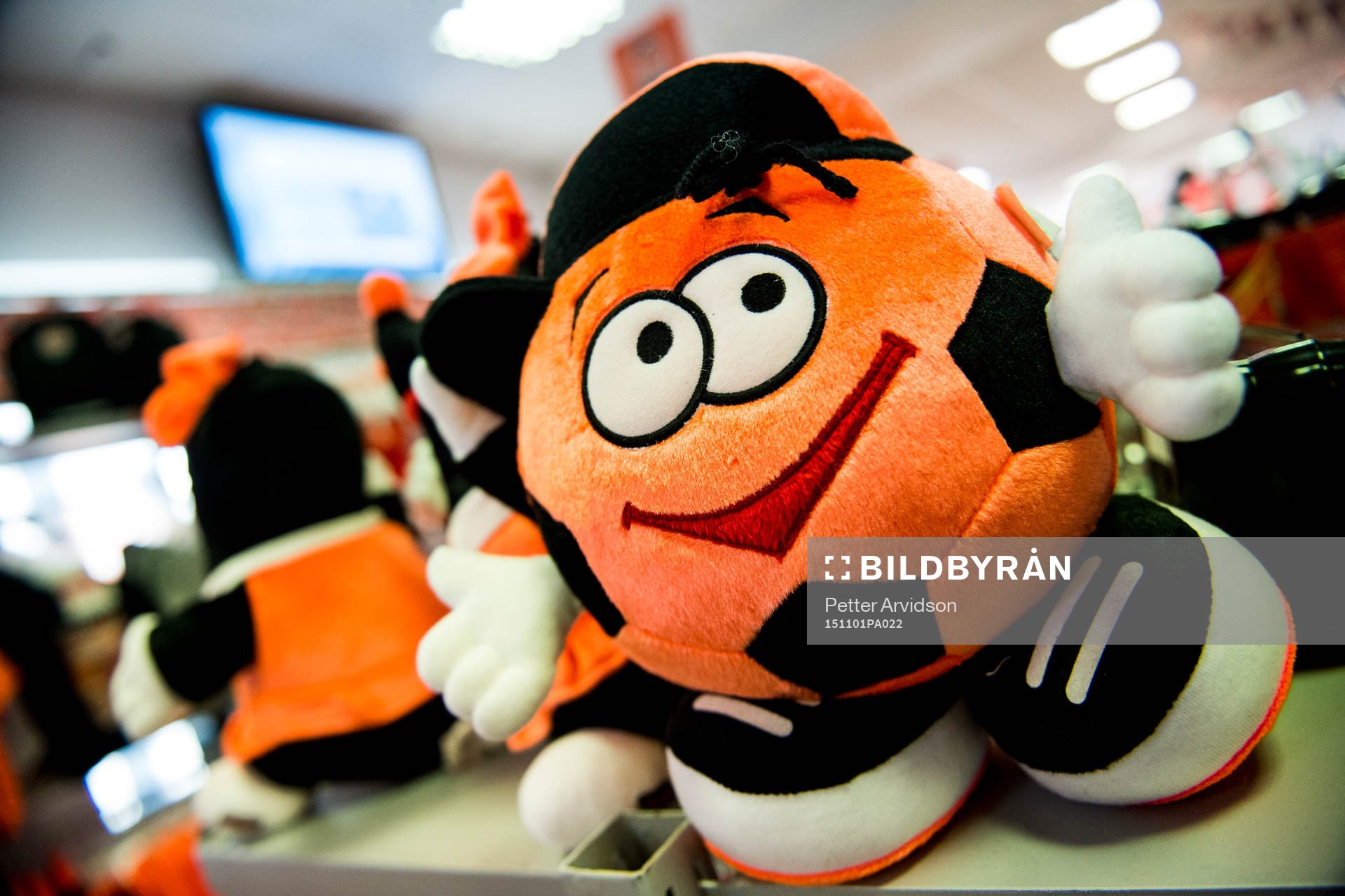 En nalle i Shakhtar Donetsk souvenirshop