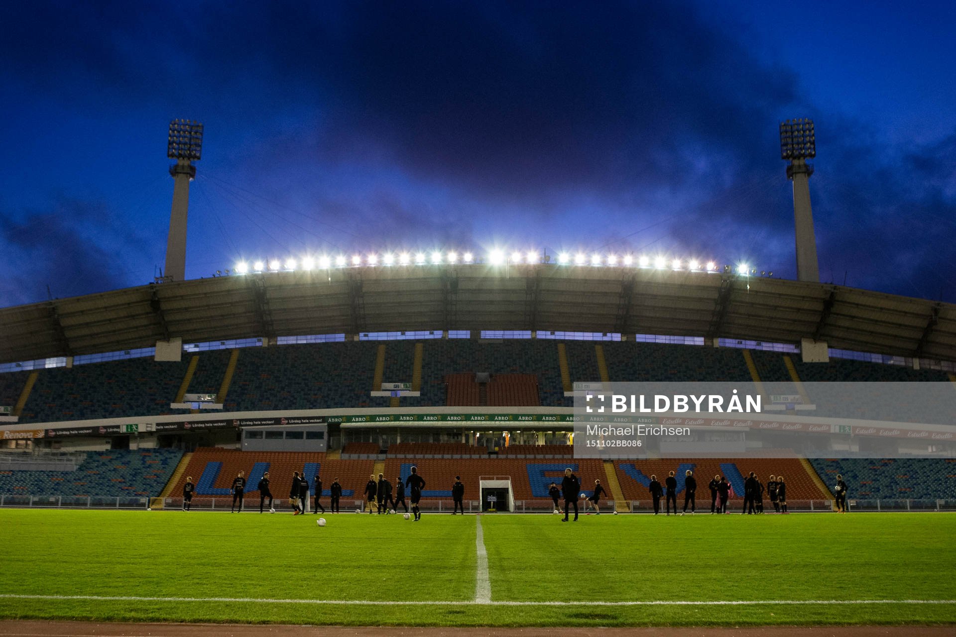 Vy över Nya Ullevi