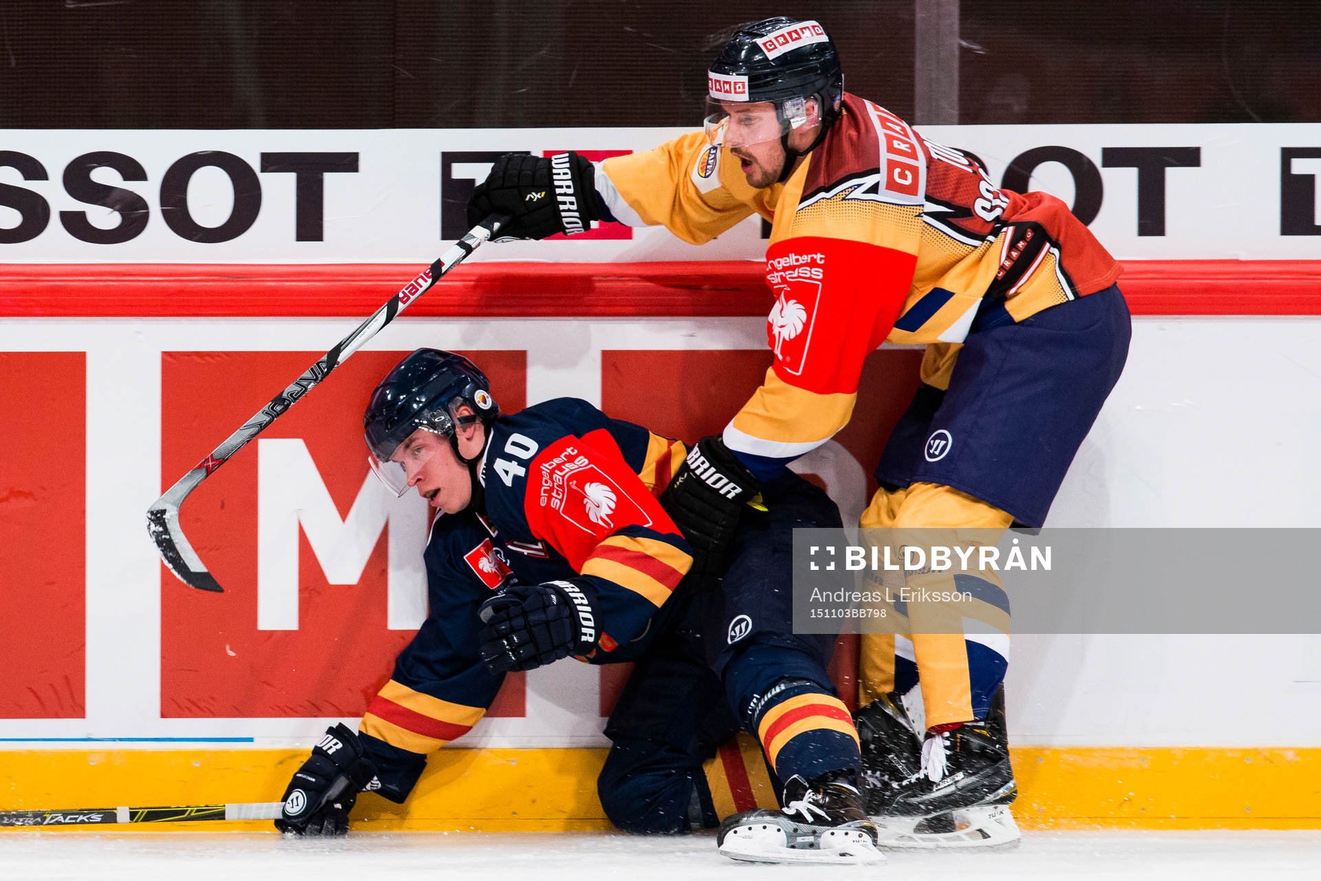 Djurgårdens Tomi Sallinen och Lukko Raumas Toni Koivisto