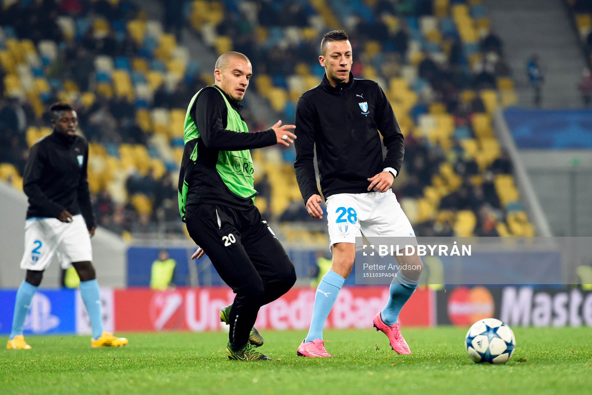 Malmö FFs Vladimir Rodic och Nikola Djurjic