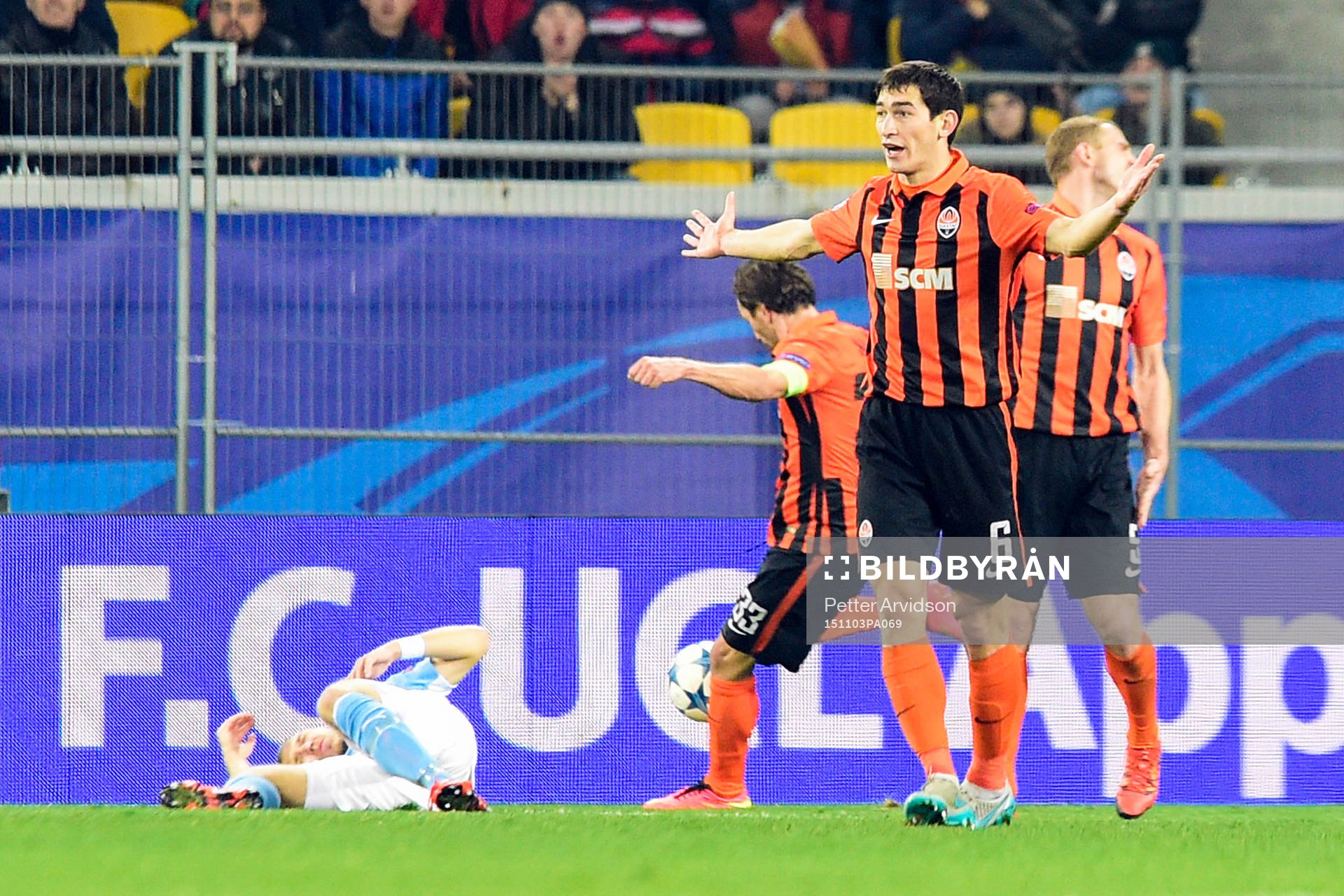 Shakhtar Donetsks Taras Stepanenko förvånad av ett domslut