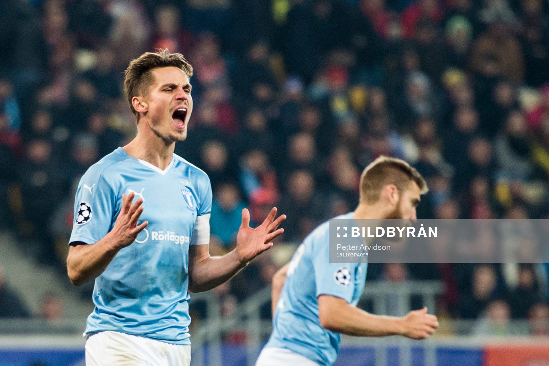 Malmö FFs Markus Rosenberg deppar