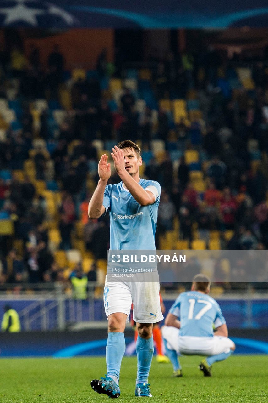 Malmö FFs Markus Rosenberg deppar