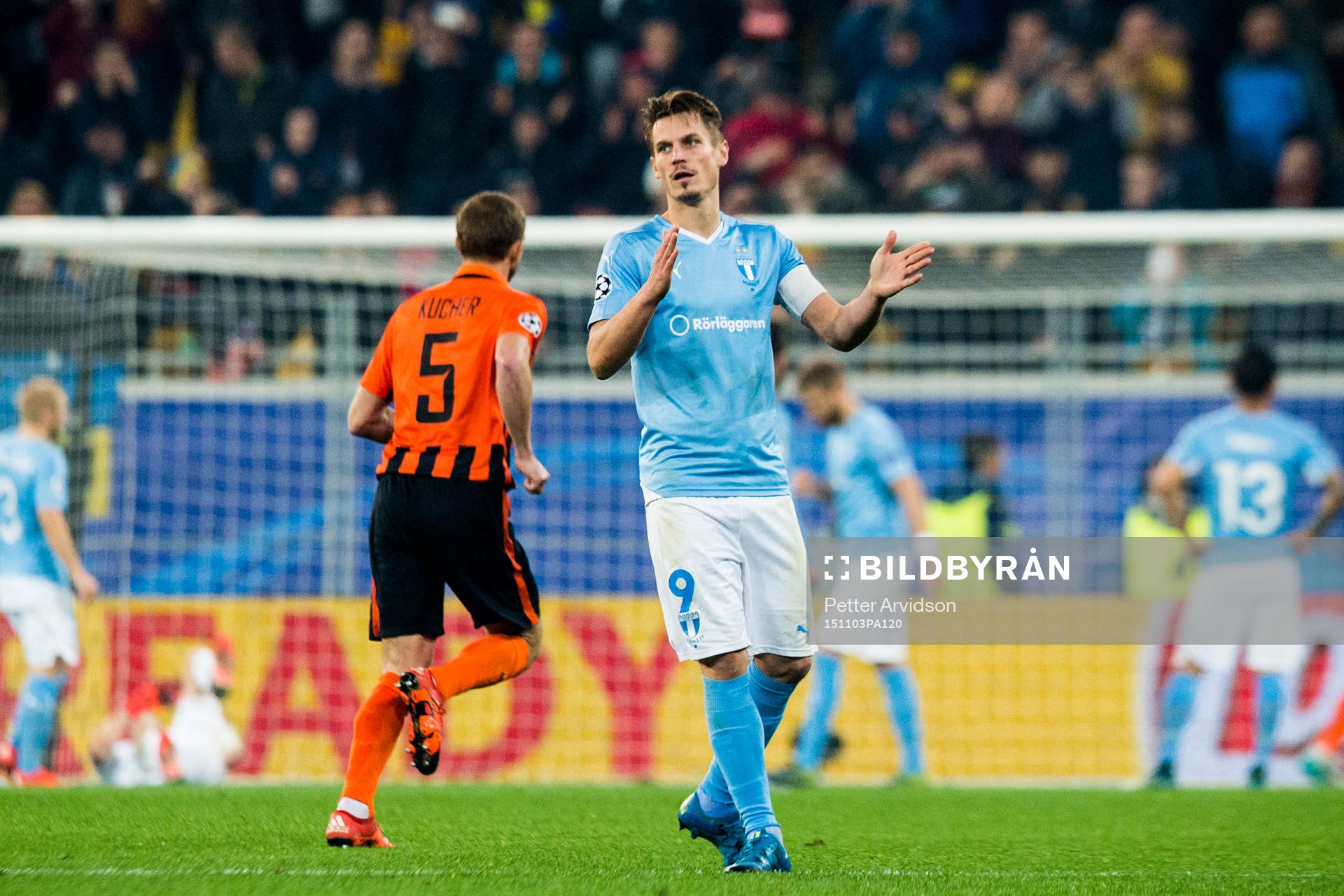 Malmö FFs Markus Rosenberg deppar