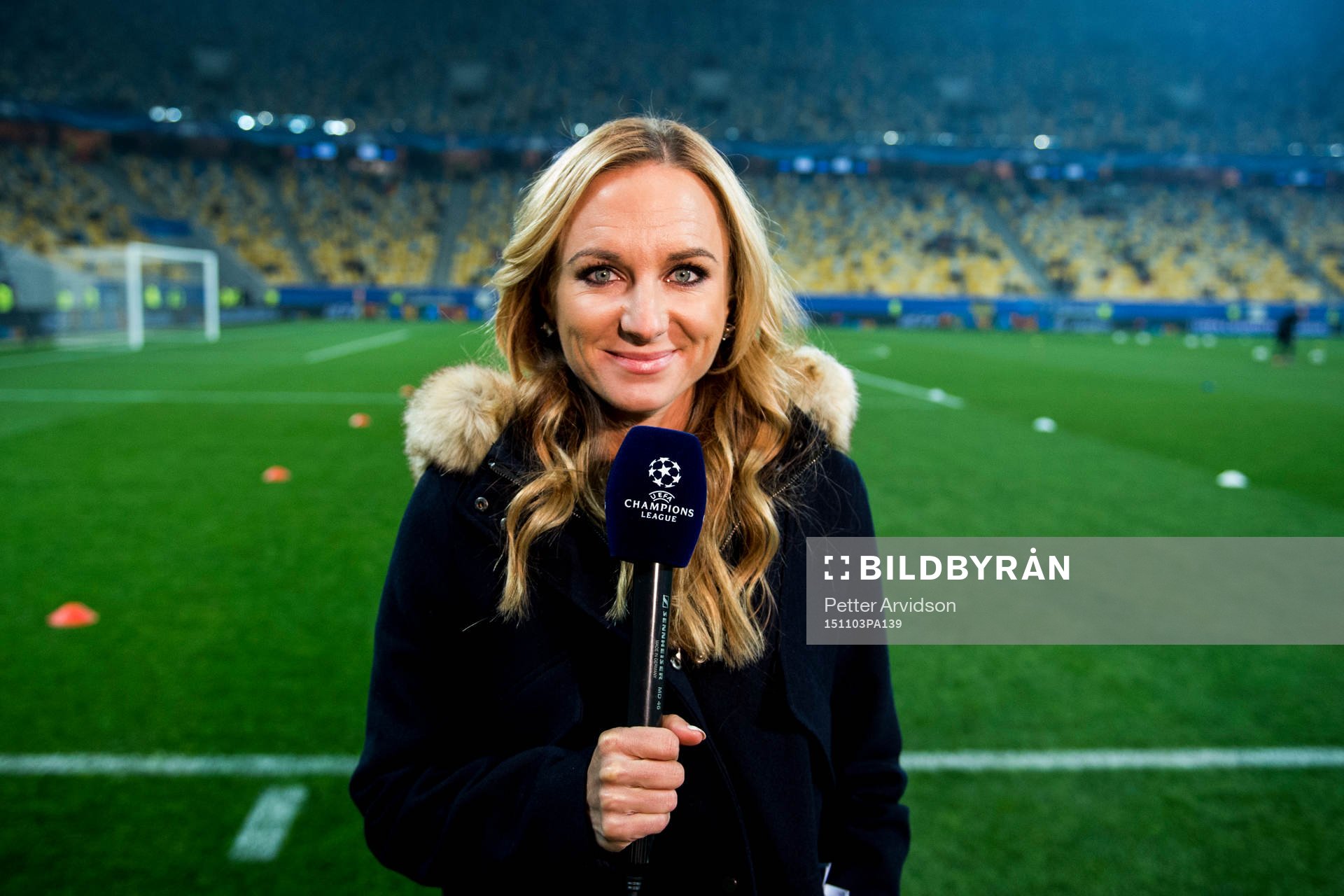 Viasats reporter Frida Nordstrand