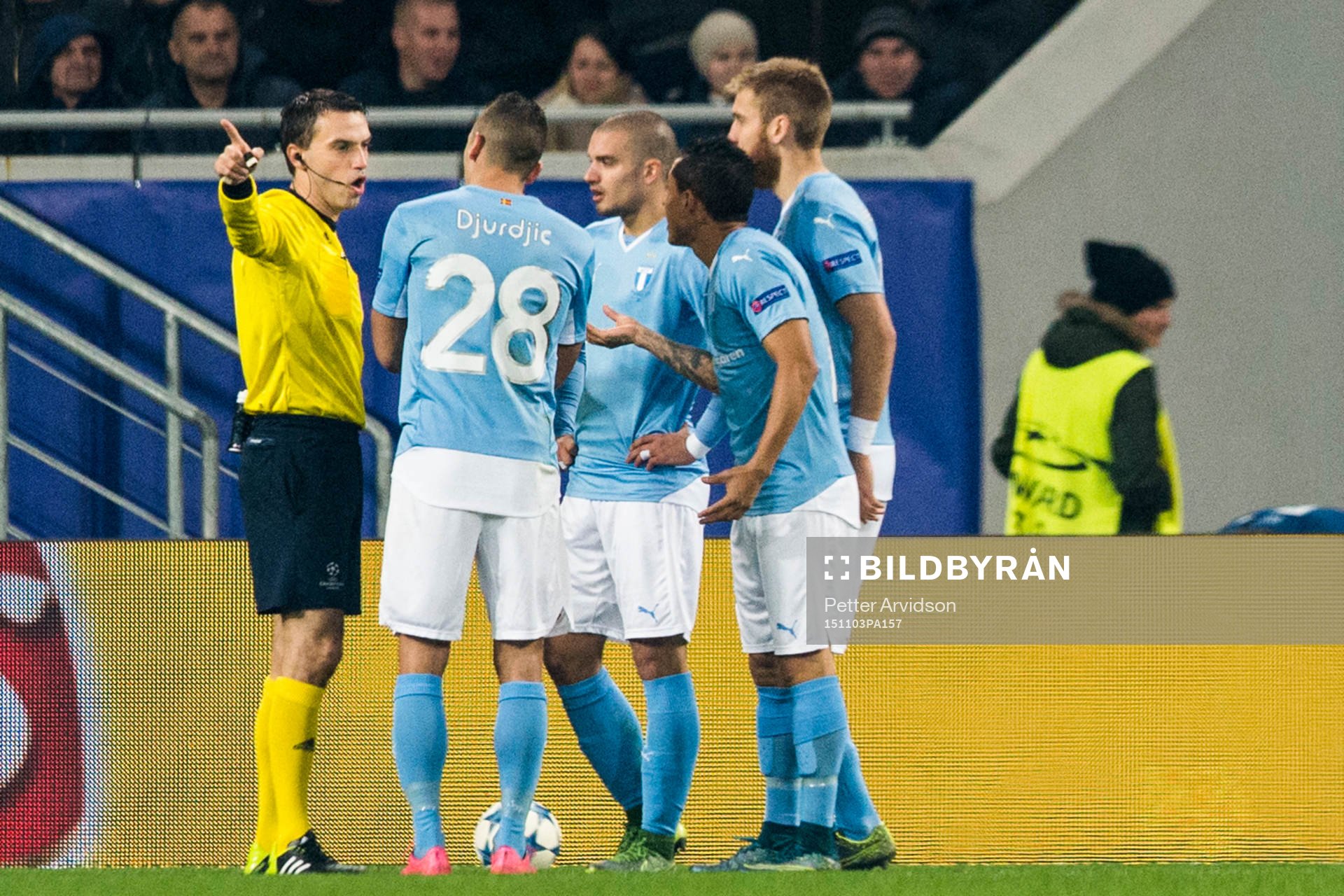 Malmö FFs Nikola Djurjic, Vladimir Rodic, Yoshimar Yotún