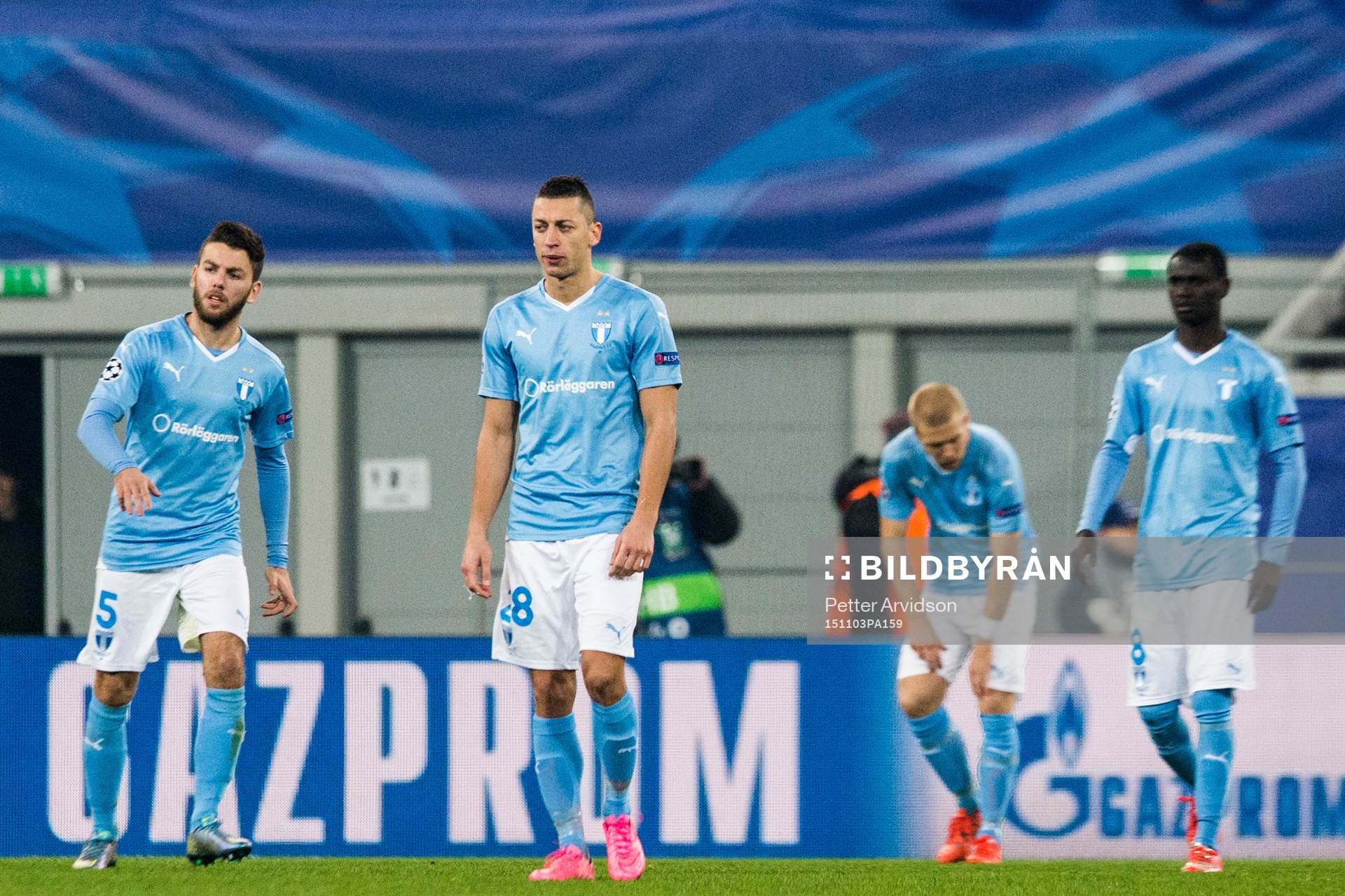 Malmö FFs Erdal Rakip, Nikola Djurjic, Anton Tinnerholm