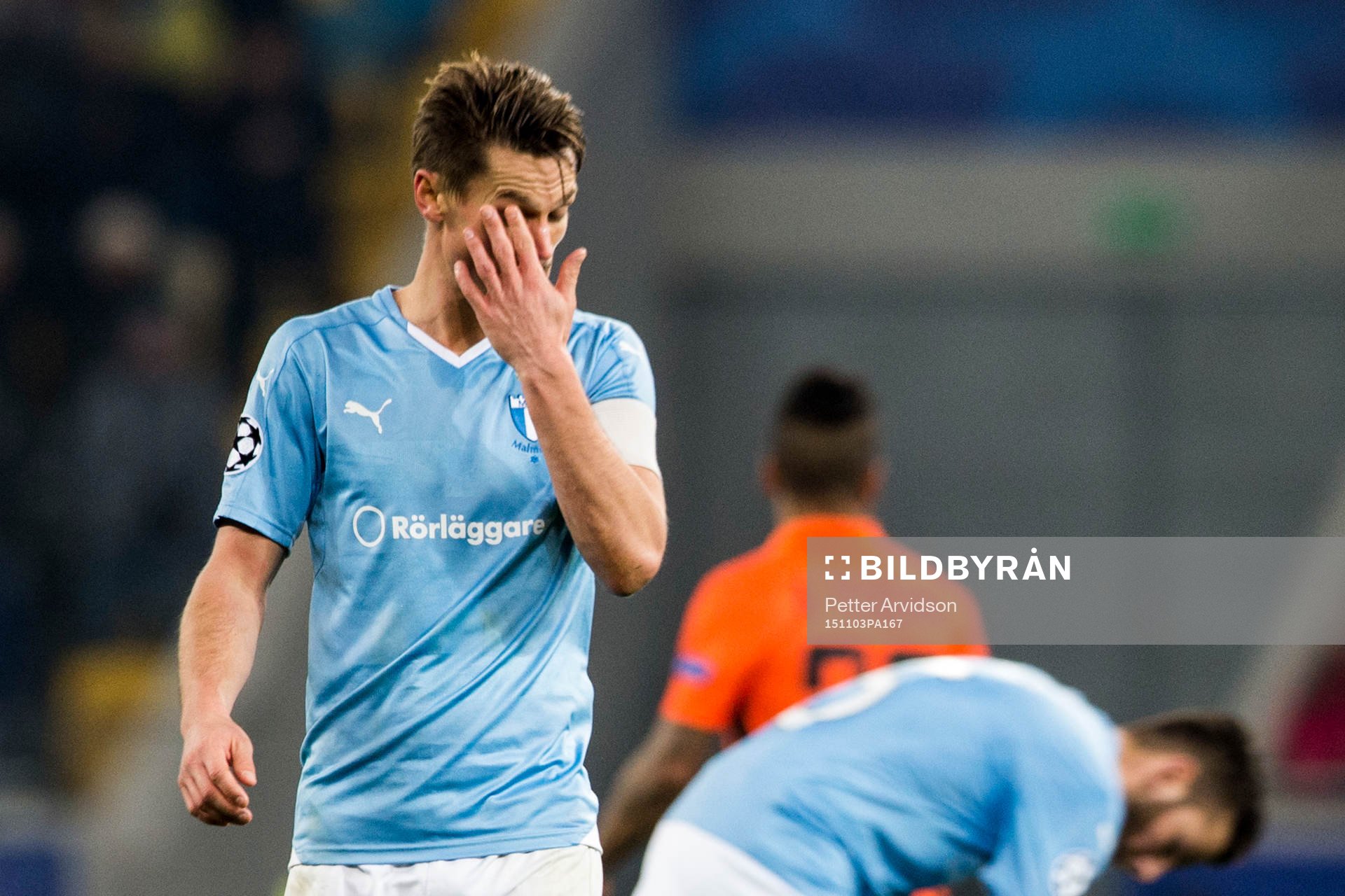 Malmö FFs Markus Rosenberg deppar