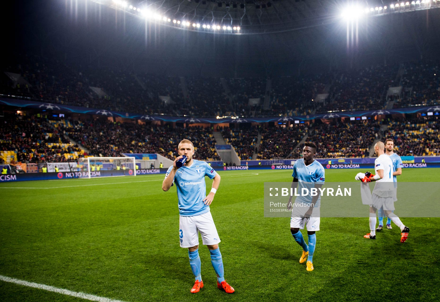 Malmö FFs Anton Tinnerholm och Pa Konate