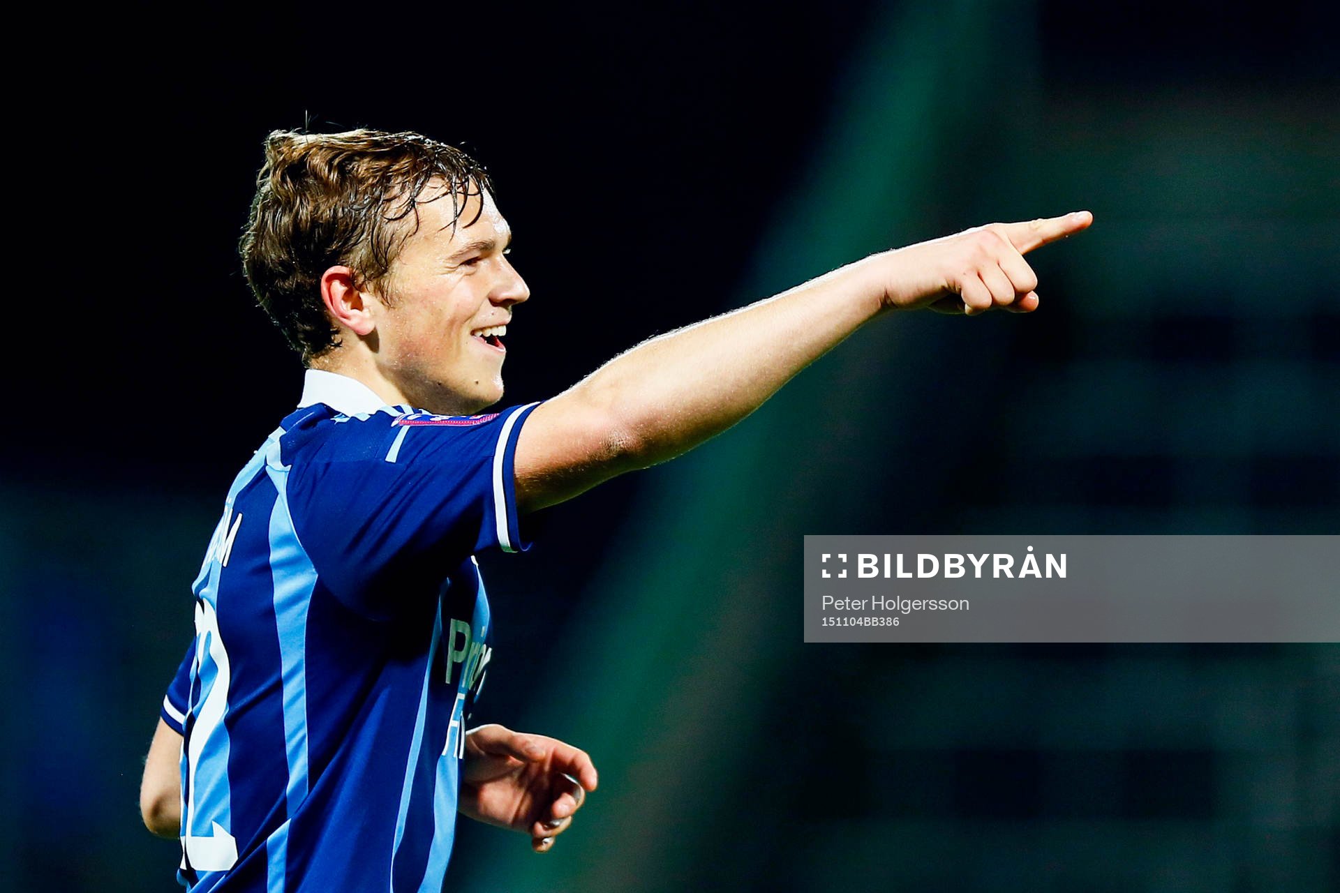 Djurgårdens Jesper Karlström firar