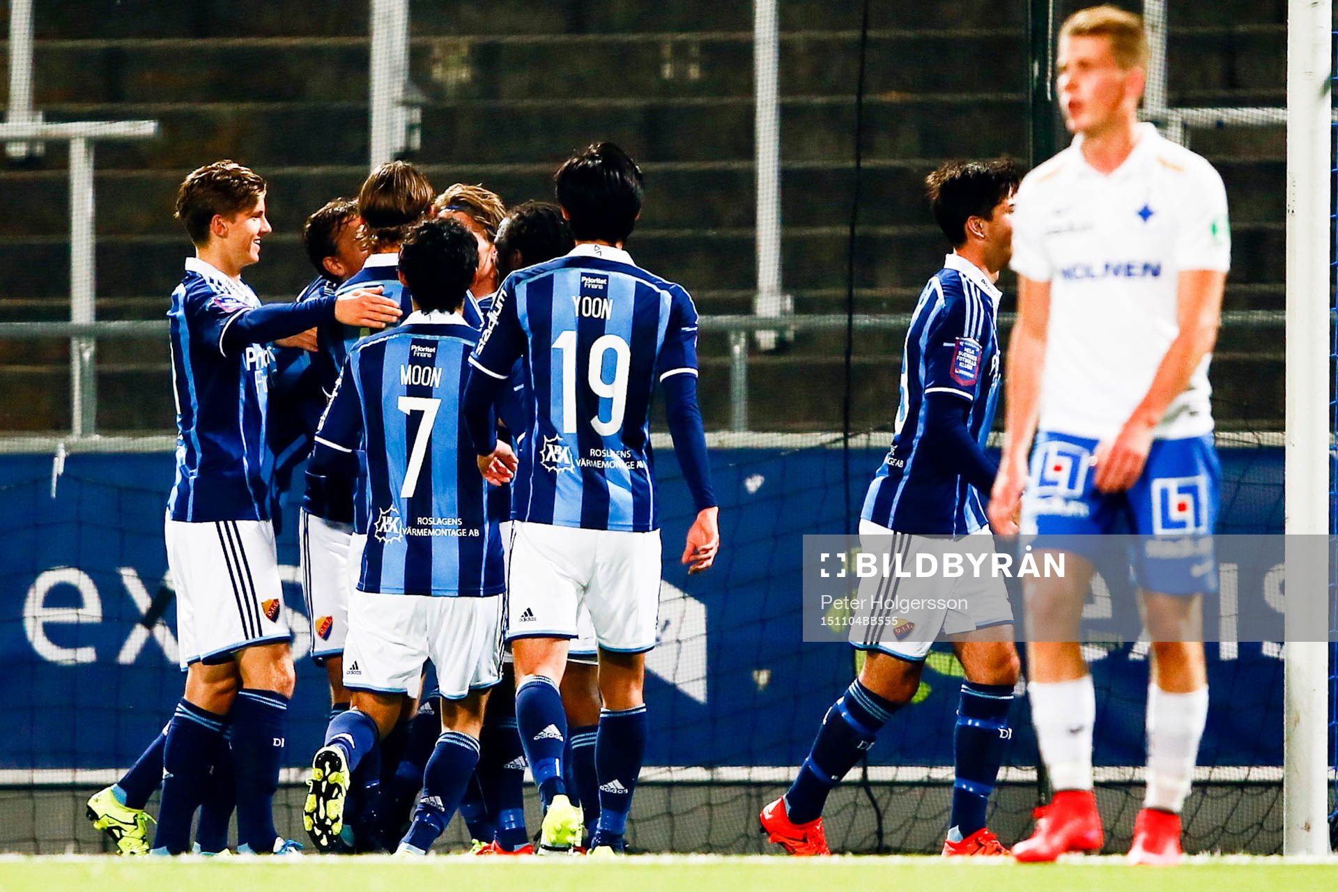 Djurgårdens Tim Björkström jublar