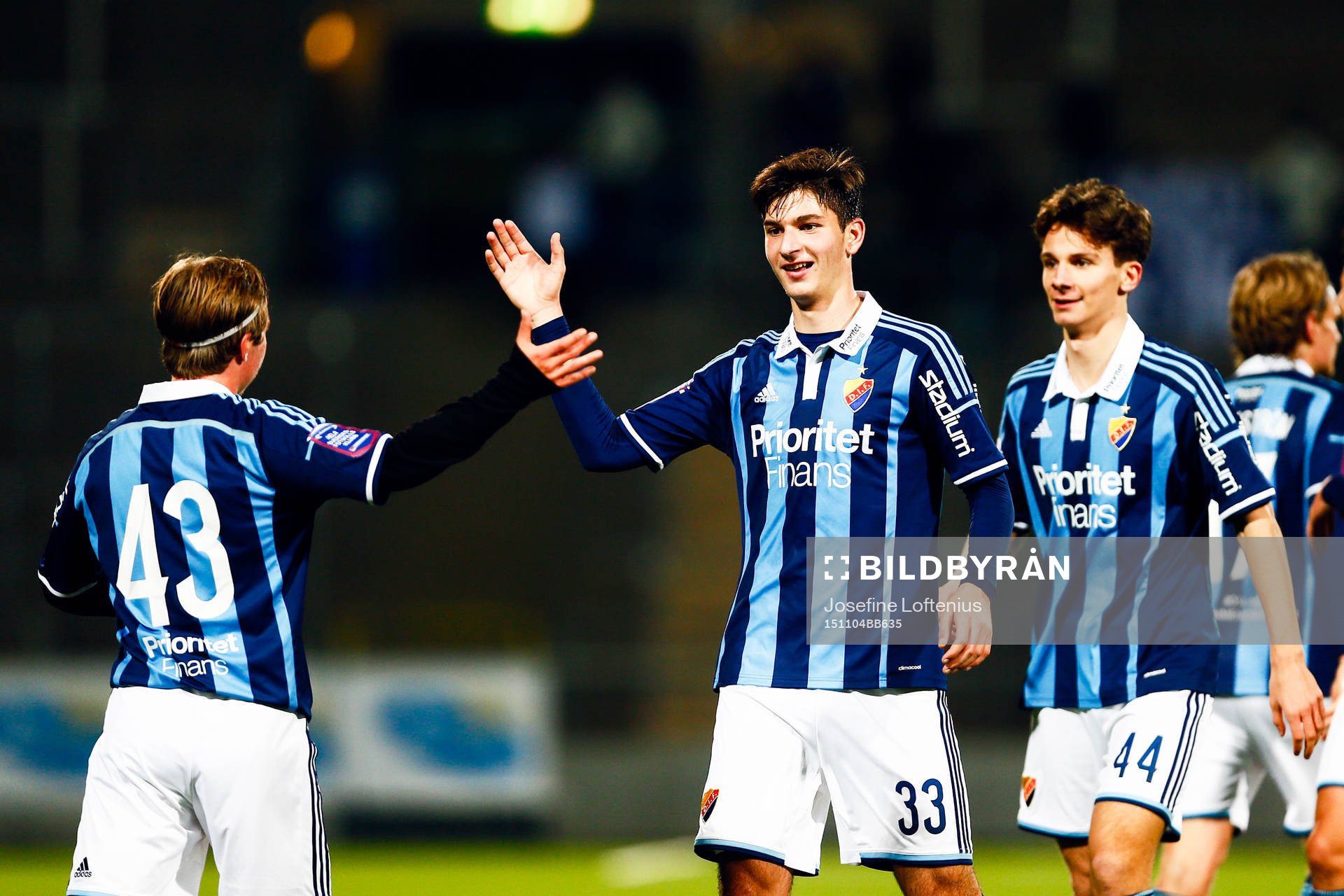 Djurgårdens Alexander Bergendahl Kärki och Besard Sabovic