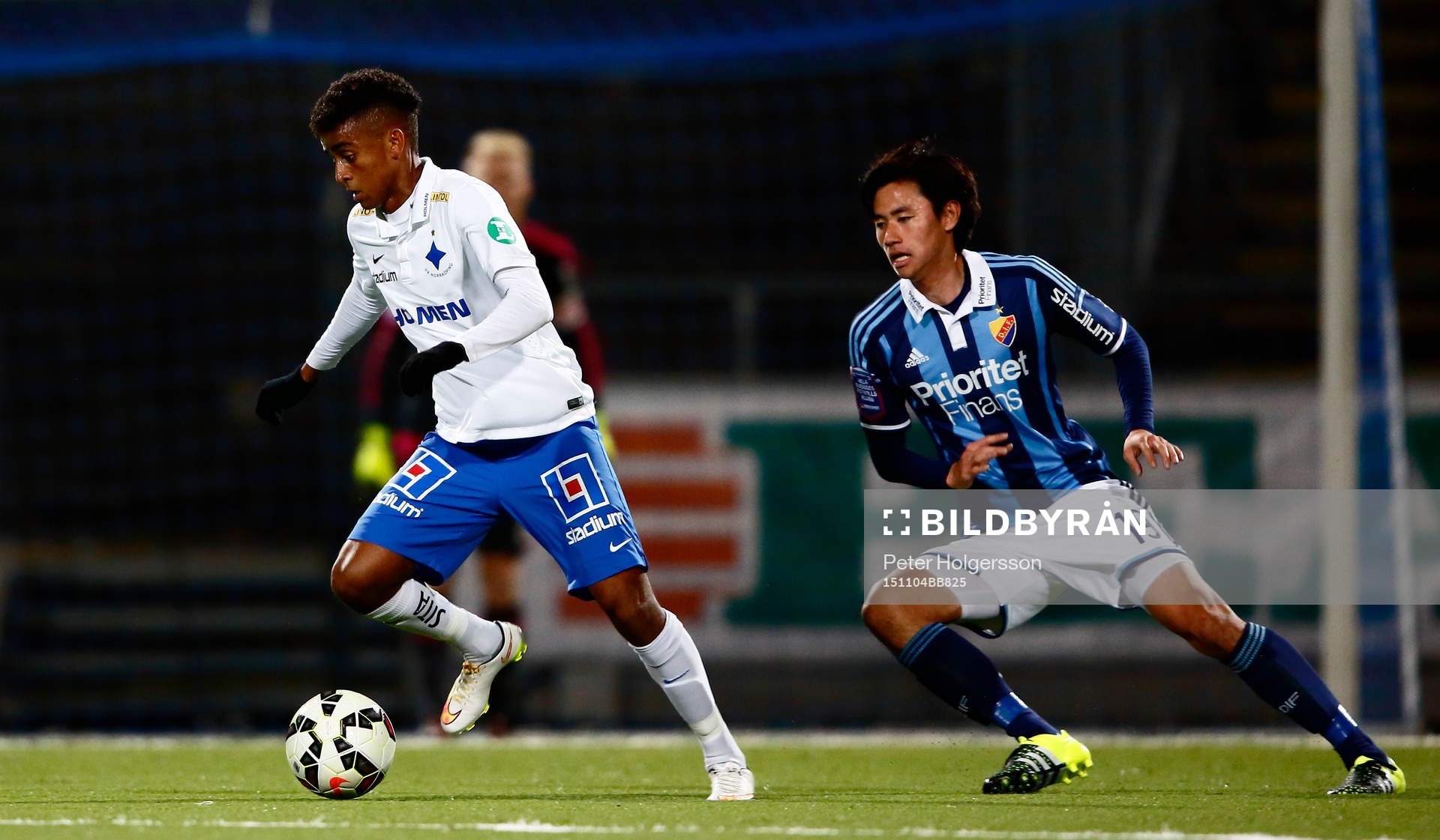 Norrköpings Tesfaldet Tekie och Djurgårdens Soo Yong-Yoon