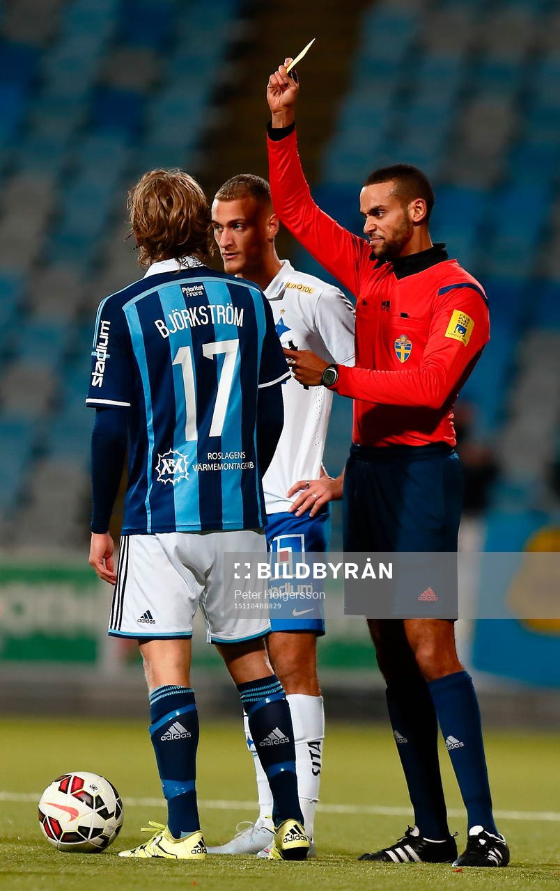 Dubbel varning på Djurgårdens Tim Björkström och