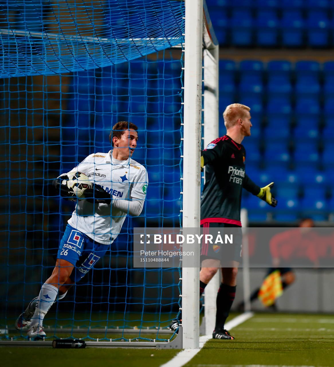 Mål 1-3 av Norrköpings Adnan Kojic förbi