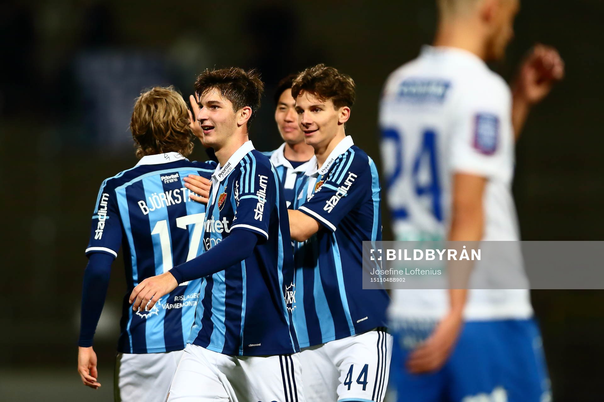 Djurgårdens Jakob Glasberg jublar