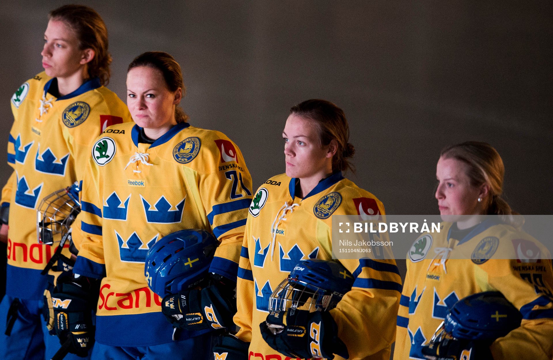 Sveriges Erica Udén Johansson och Lina Bäcklin