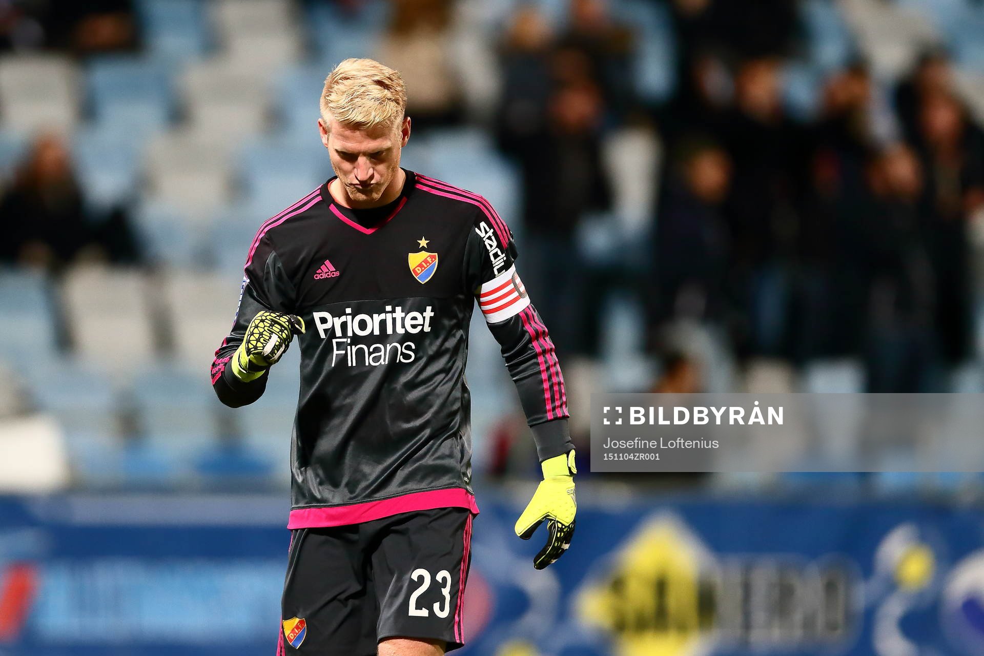 Djurgårdens målvakt Hampus Nilsson