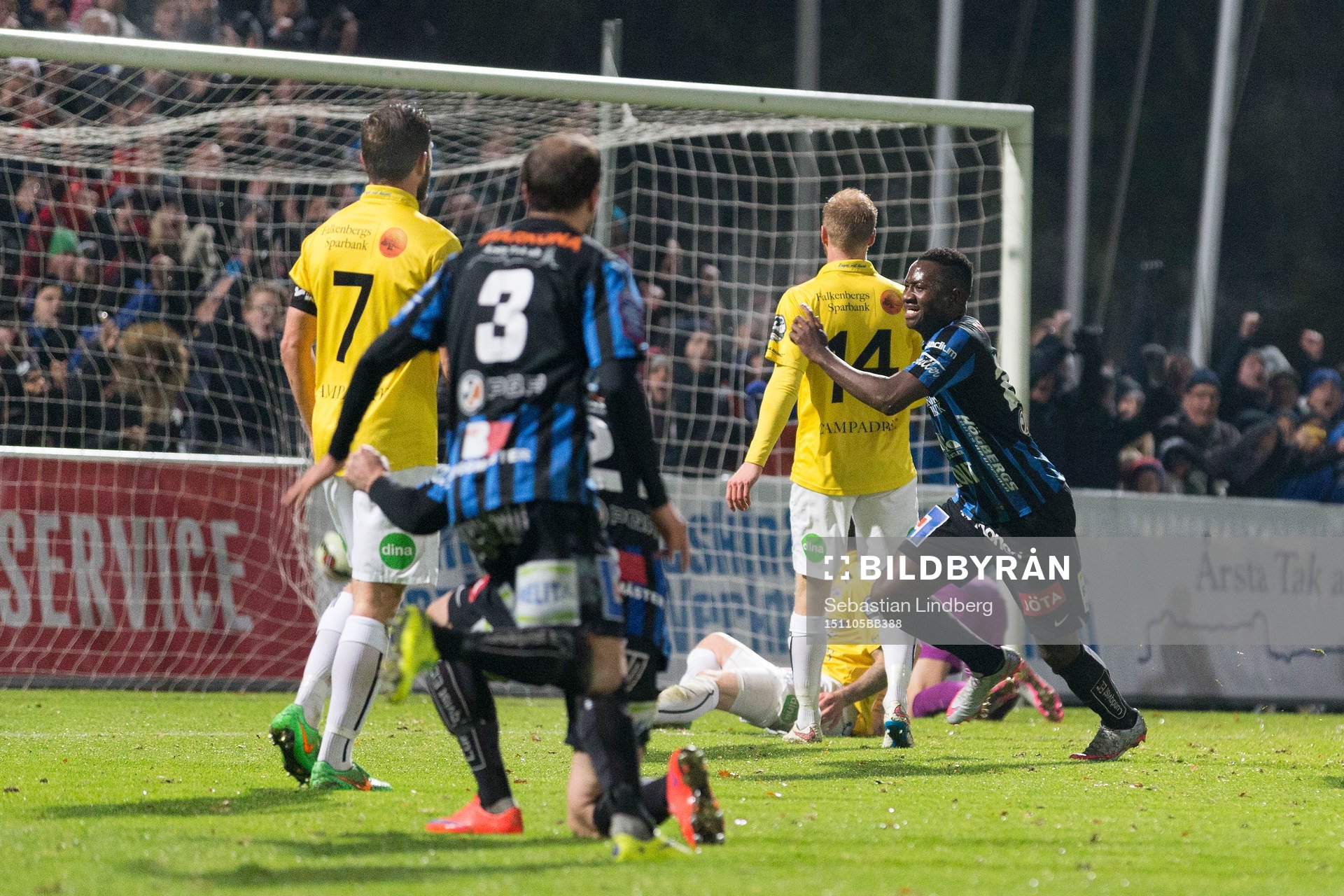 Sirius Moses Ogbu kvitterar till 2-2 i andra halvlek
