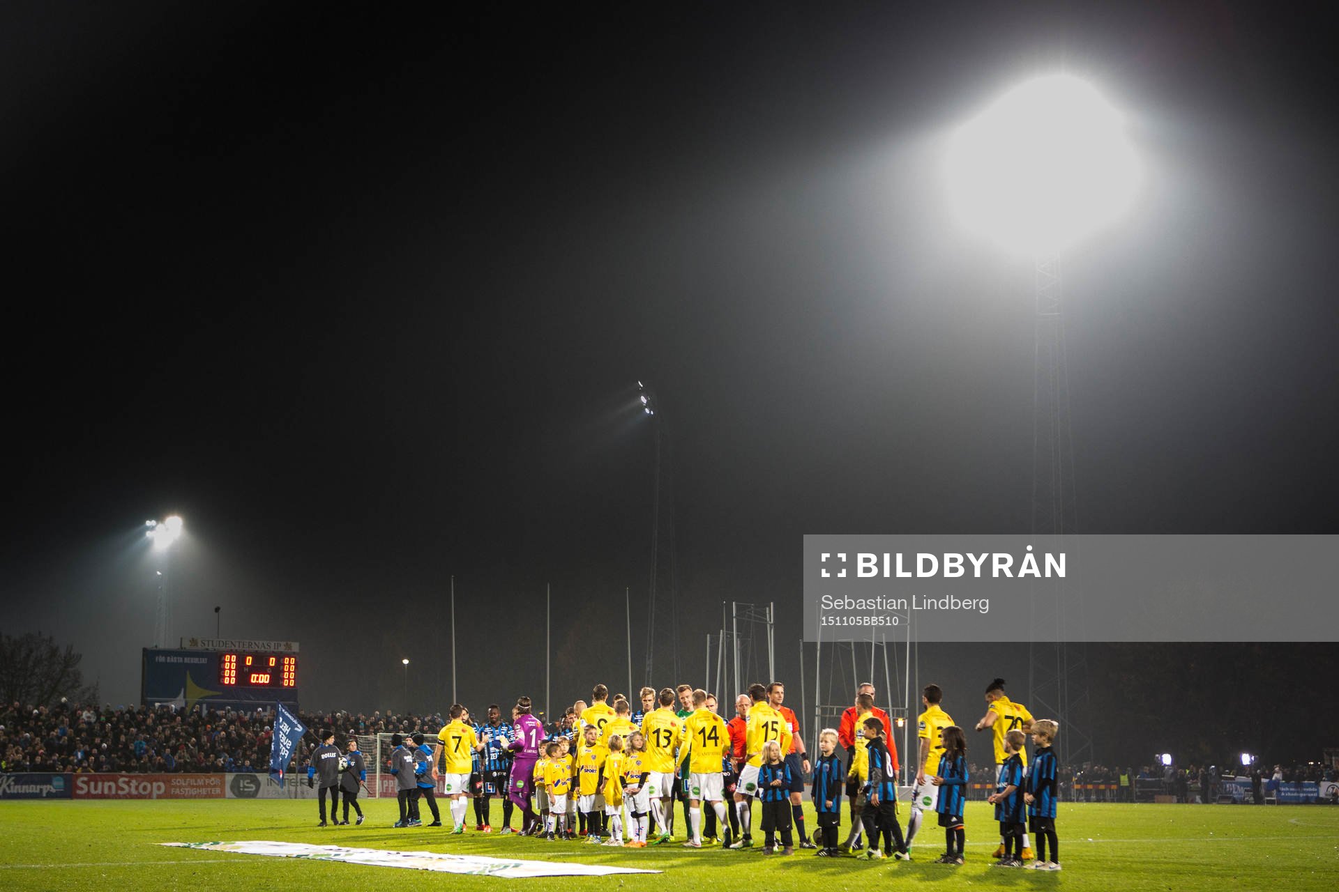Studenternas strax före match