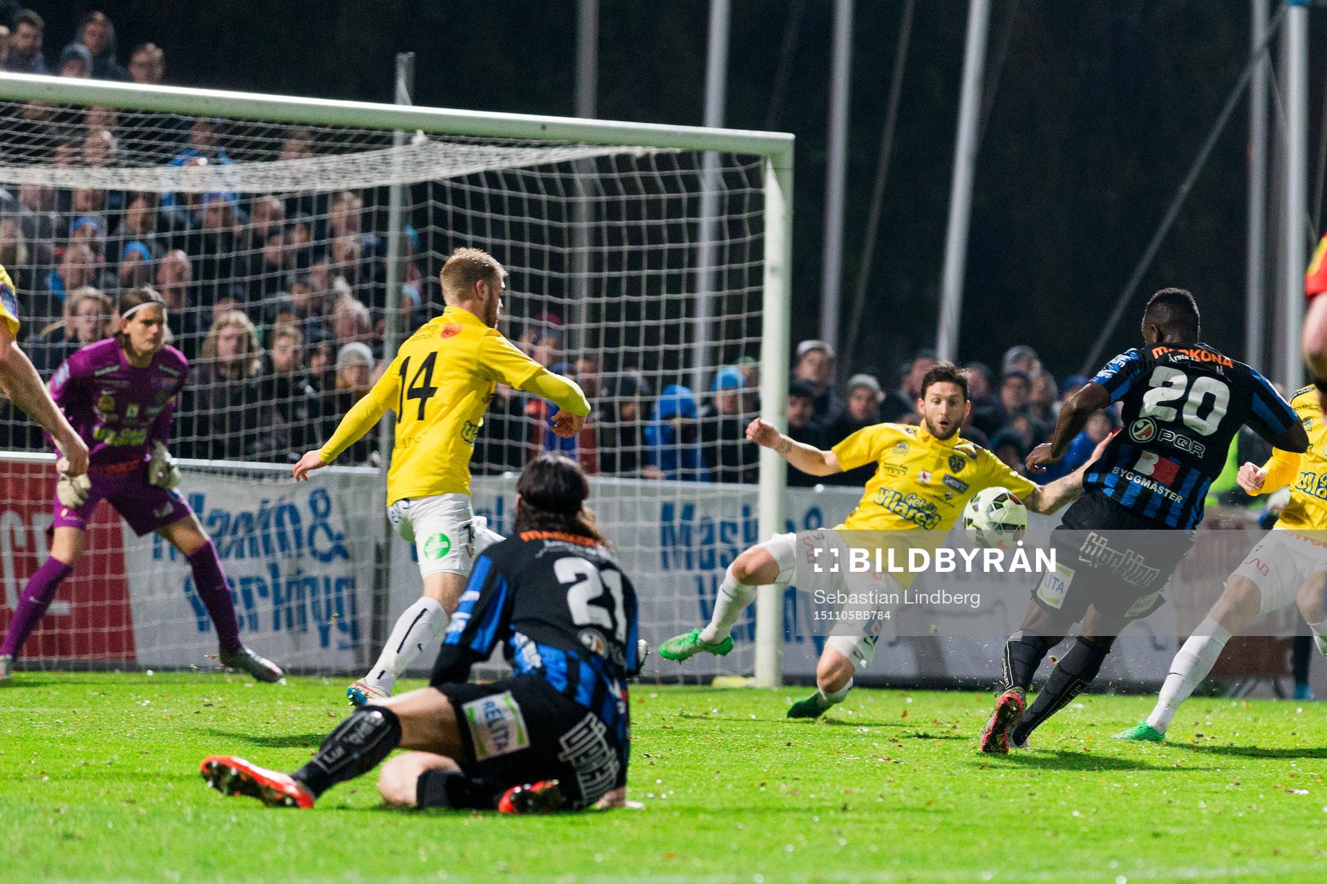 Sirius Moses Ogbu gör kvitteringsmålet 2-2