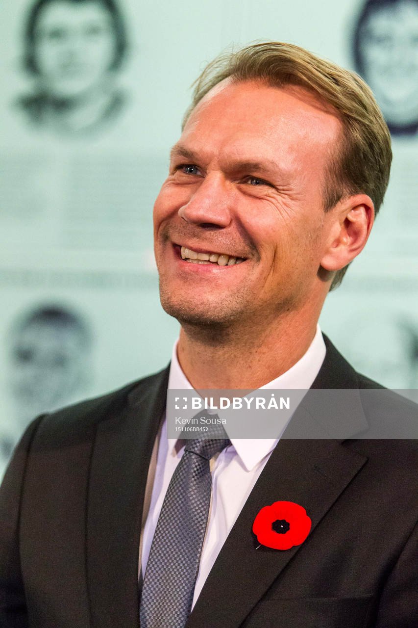 Nicklas Lidstrom is seen