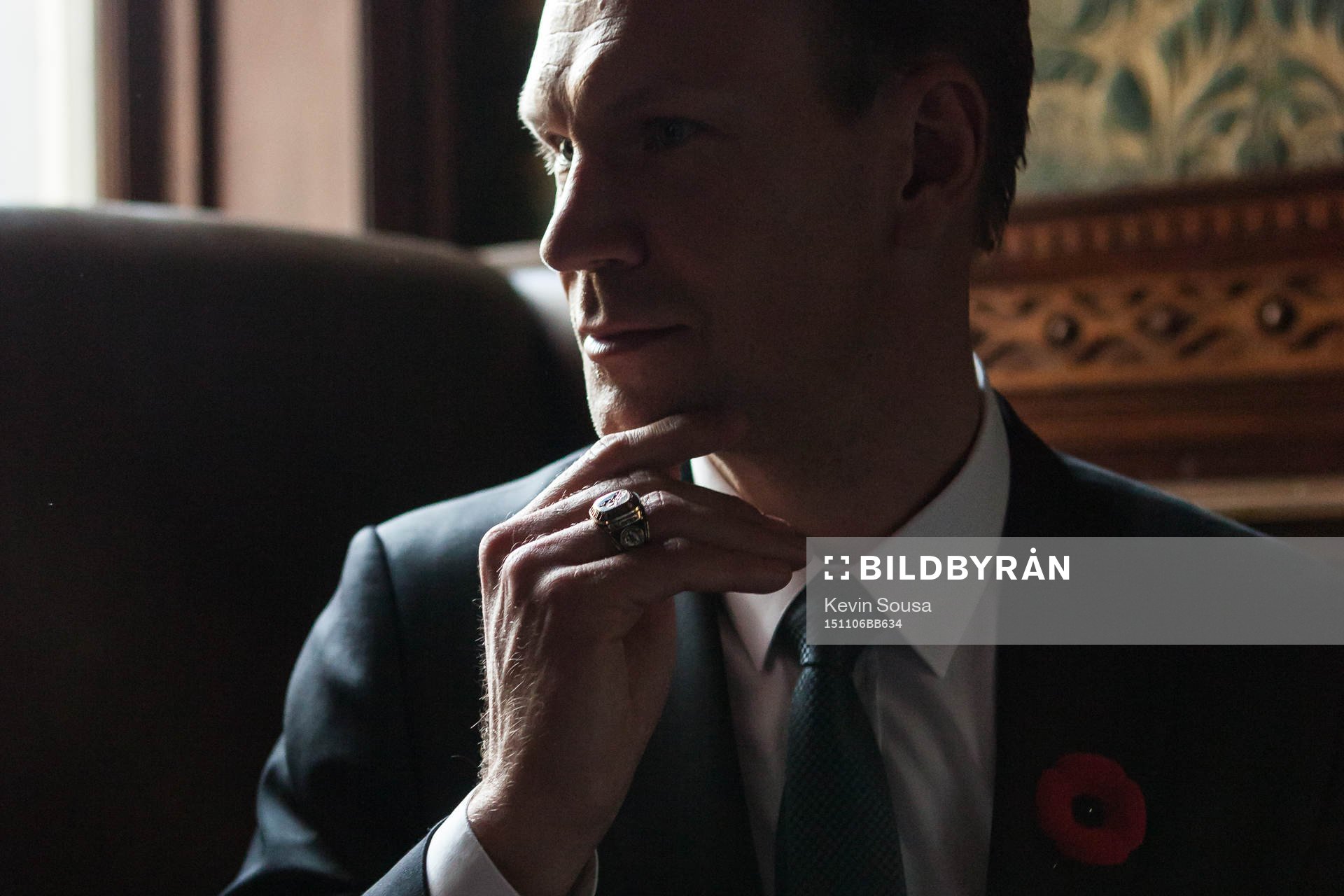 Nicklas Lidstrom is seen