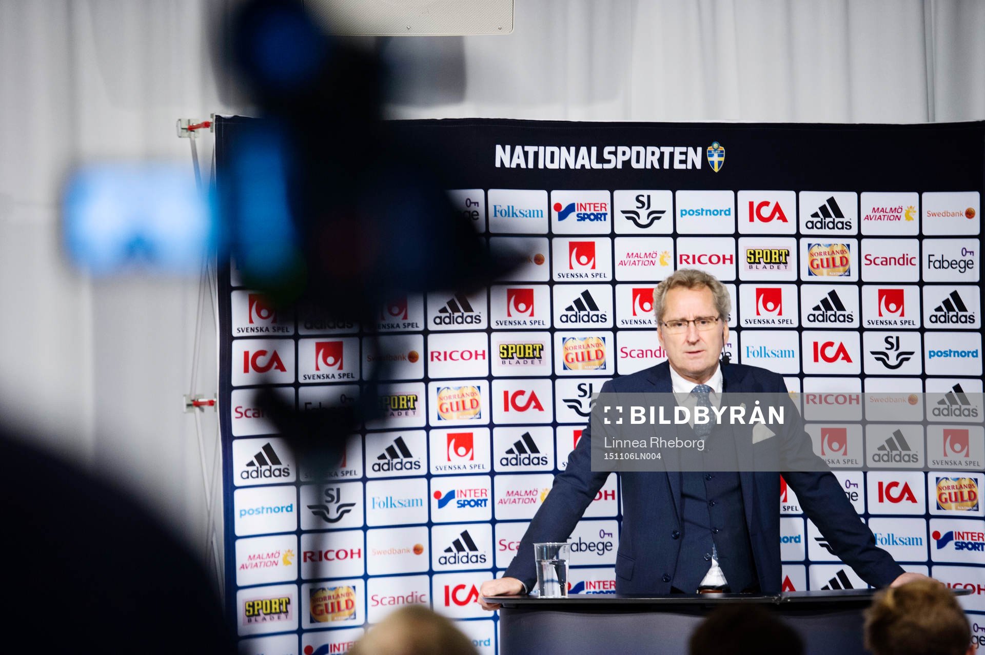 Erik Hamrén presenterar