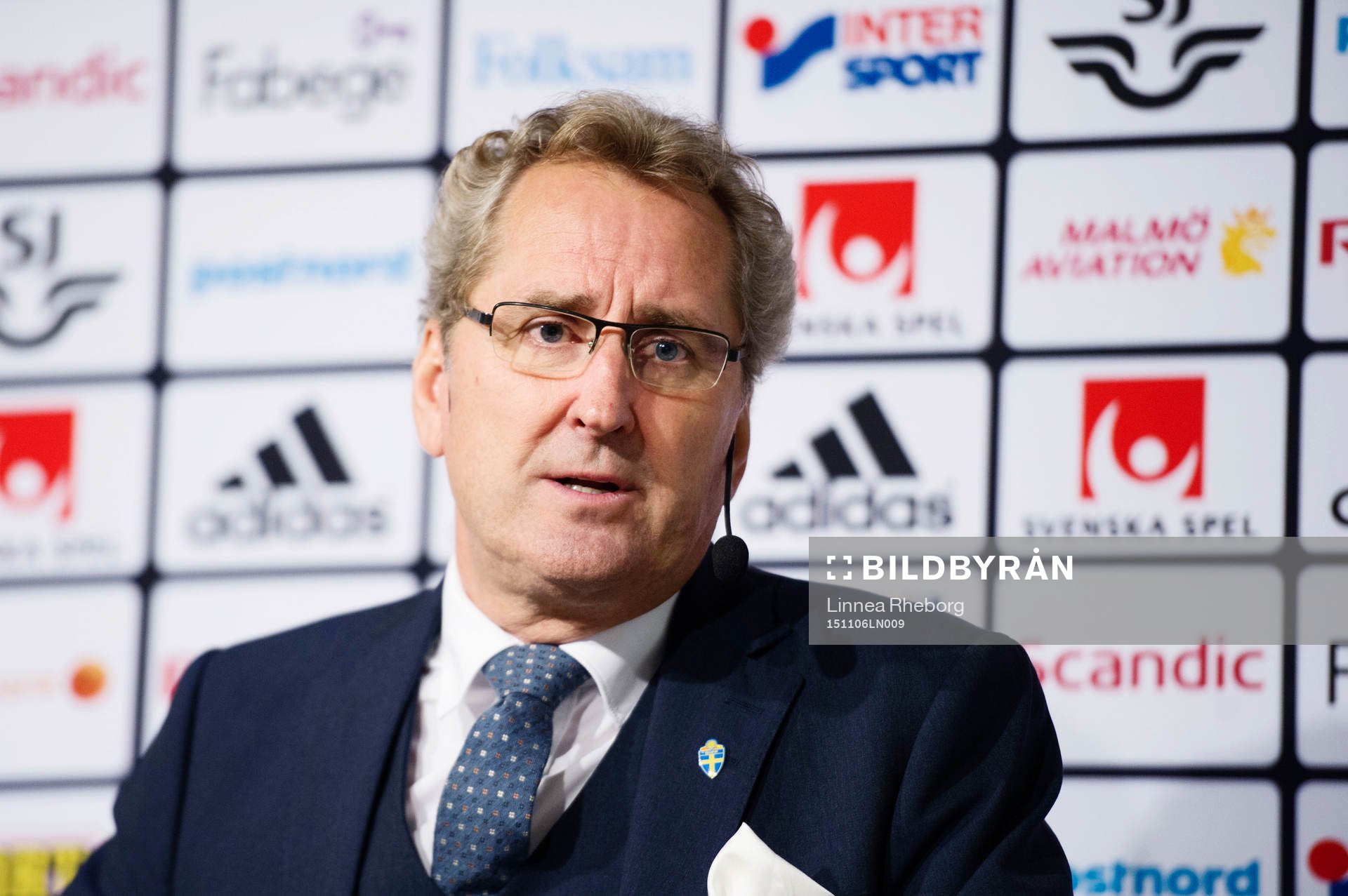 Erik Hamrén presenterar