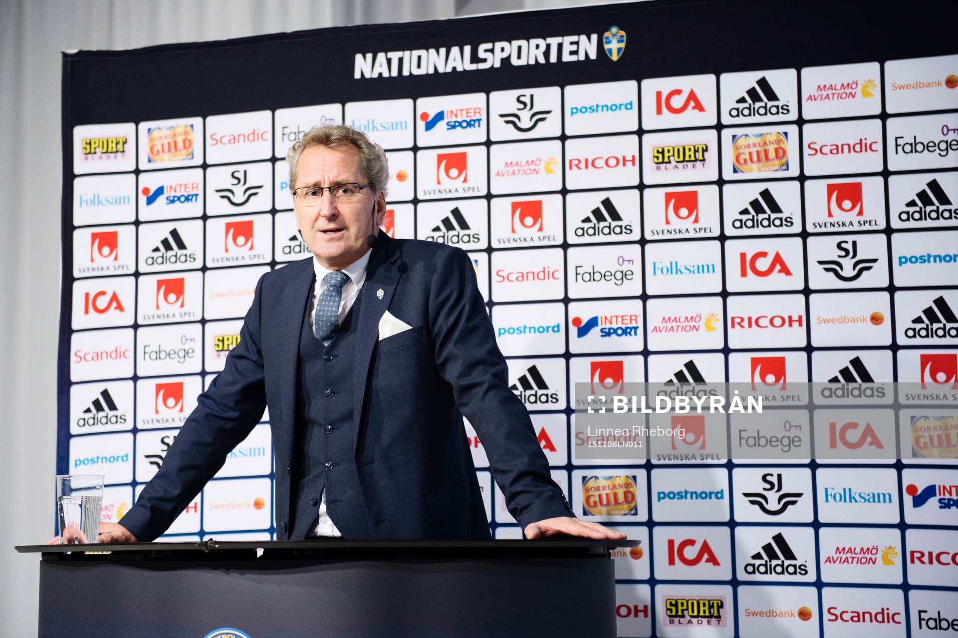 Erik Hamrén presenterar