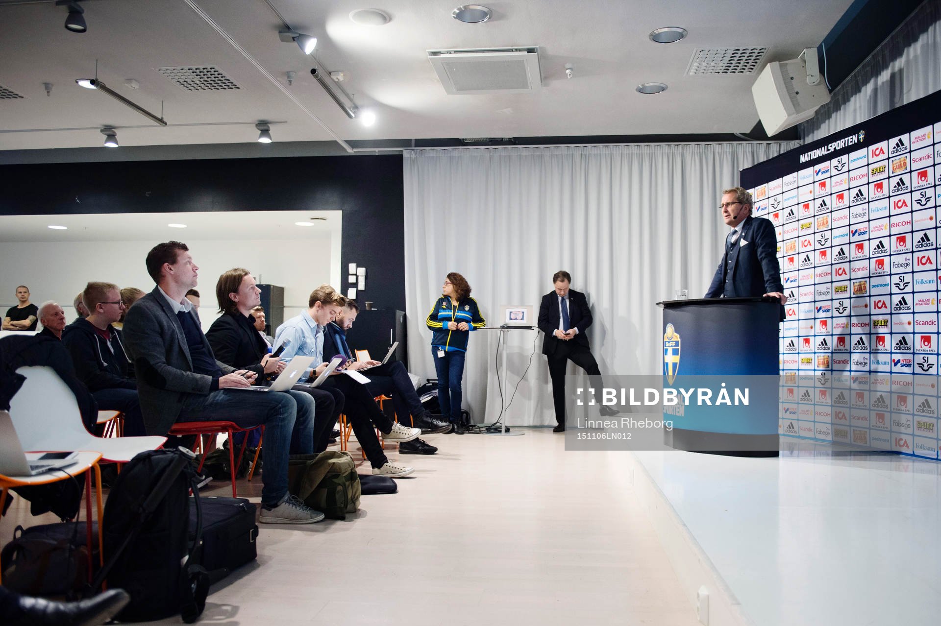 Erik Hamrén presenterar