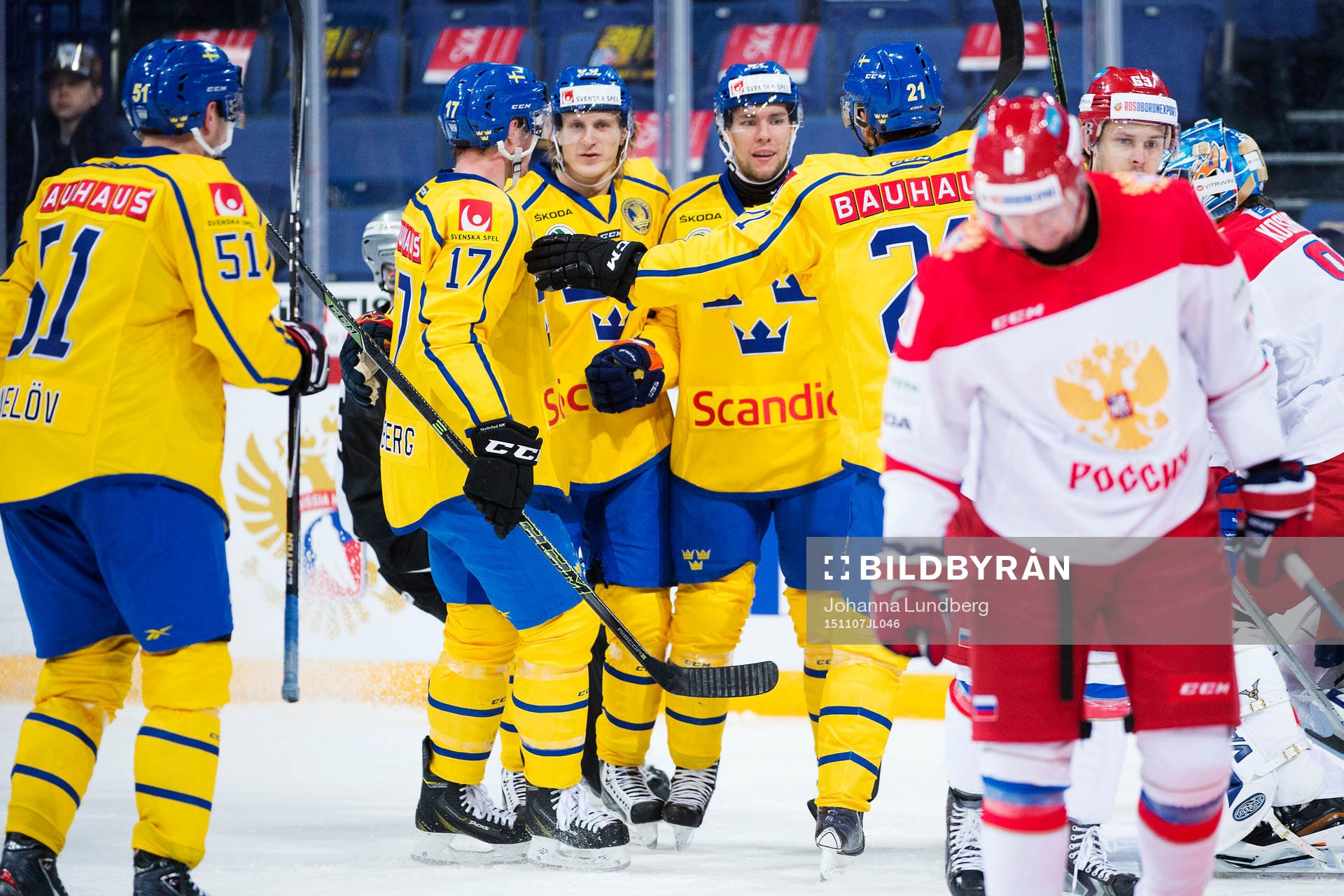 Sveriges Martin Lundberg, Marcus Sörensen, Robert Rosén