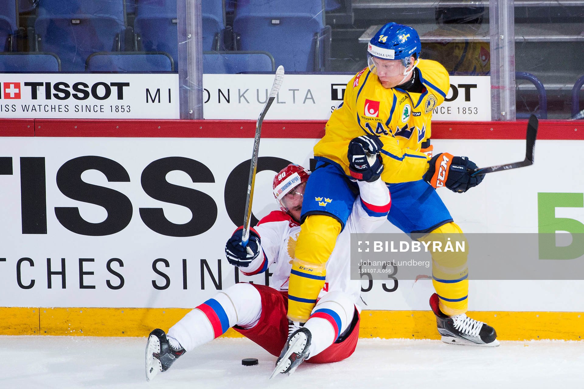 Sveriges Richard Gynge och Rysslands Alexei Tsvetkov